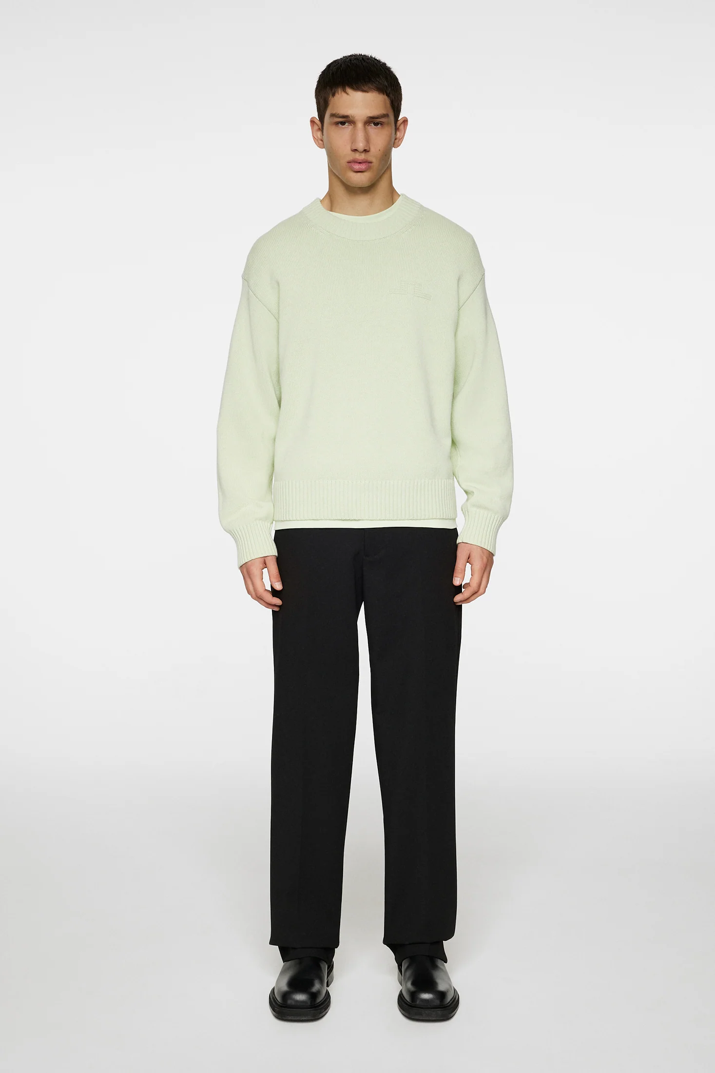 Eddy Cotton Wool Crew Neck / Ambrosia - Image 4