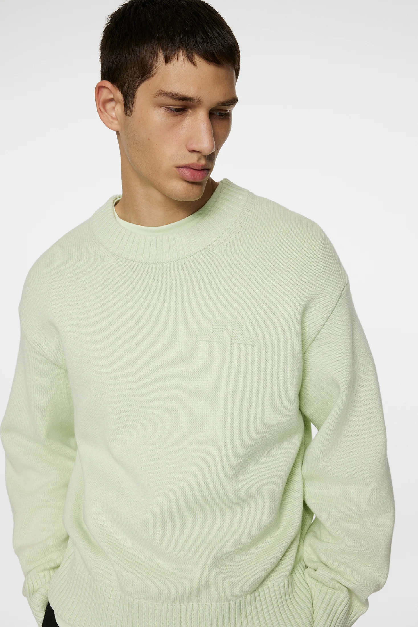 Eddy Cotton Wool Crew Neck / Ambrosia - Image 5