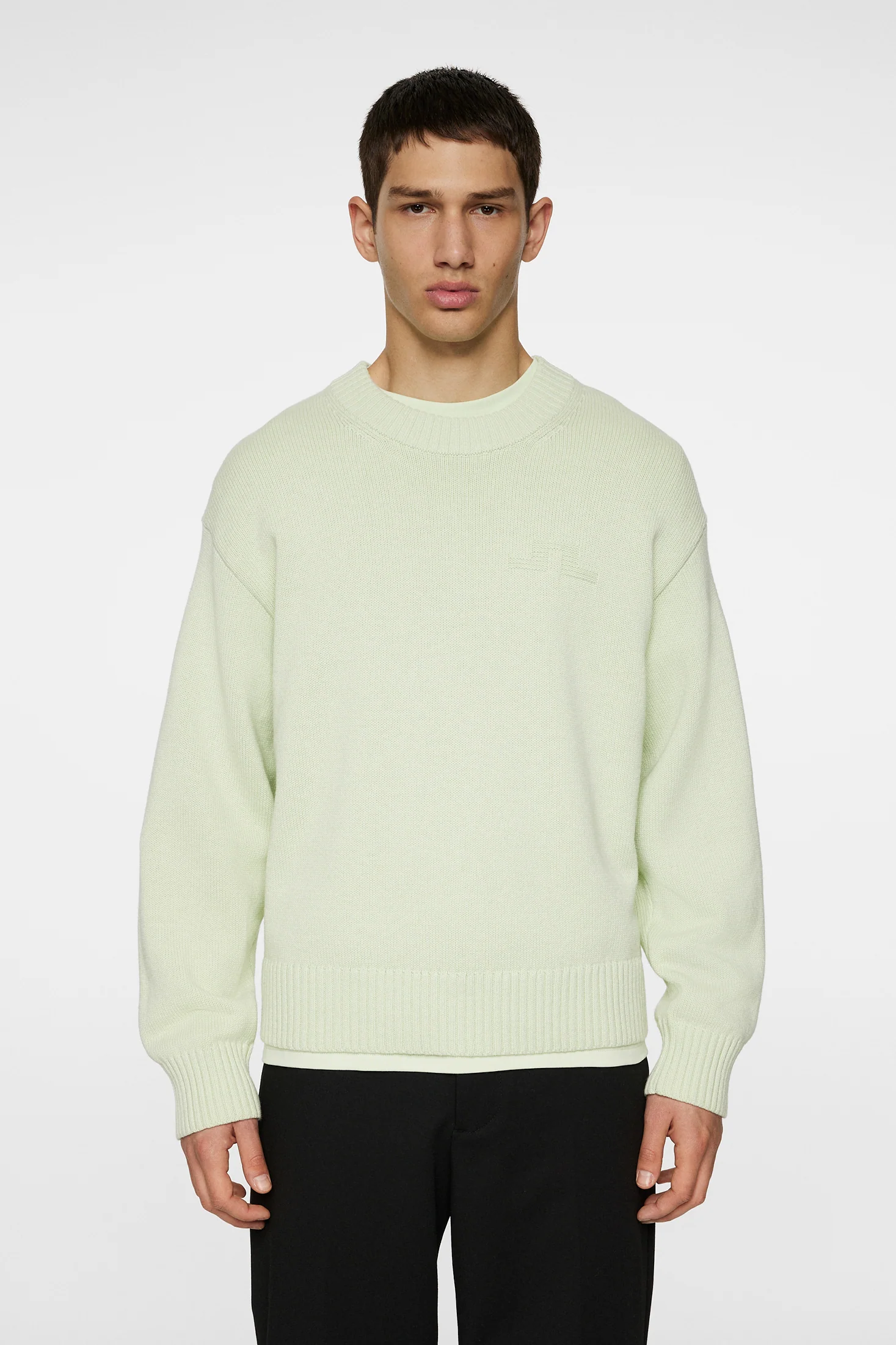 Eddy Cotton Wool Crew Neck / Ambrosia - Image 6