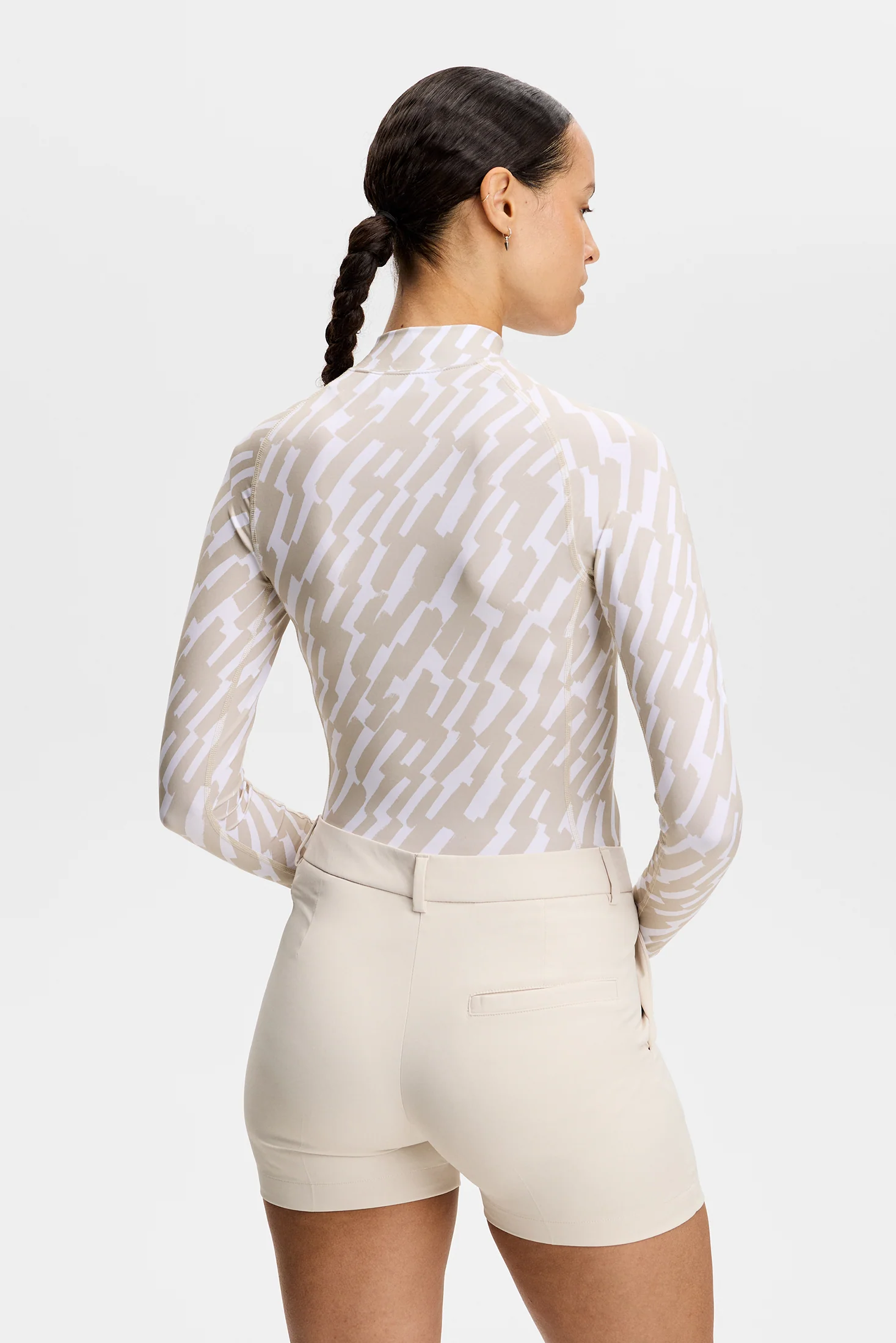Ella Print Compression Top / Oak Island Fossil M - Image 3