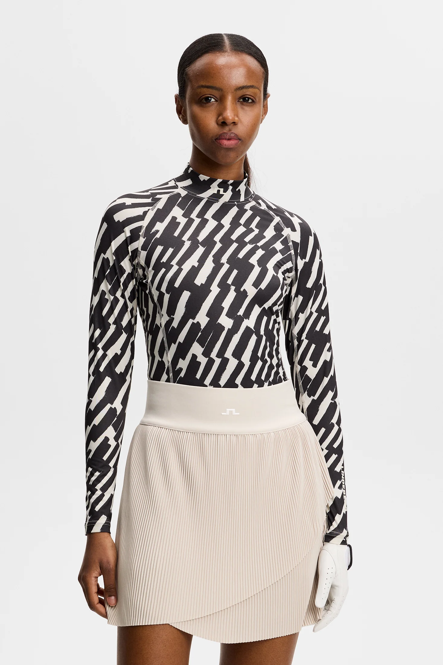 Ella Print Compression Top / Oak Moonbeam M - Image 2