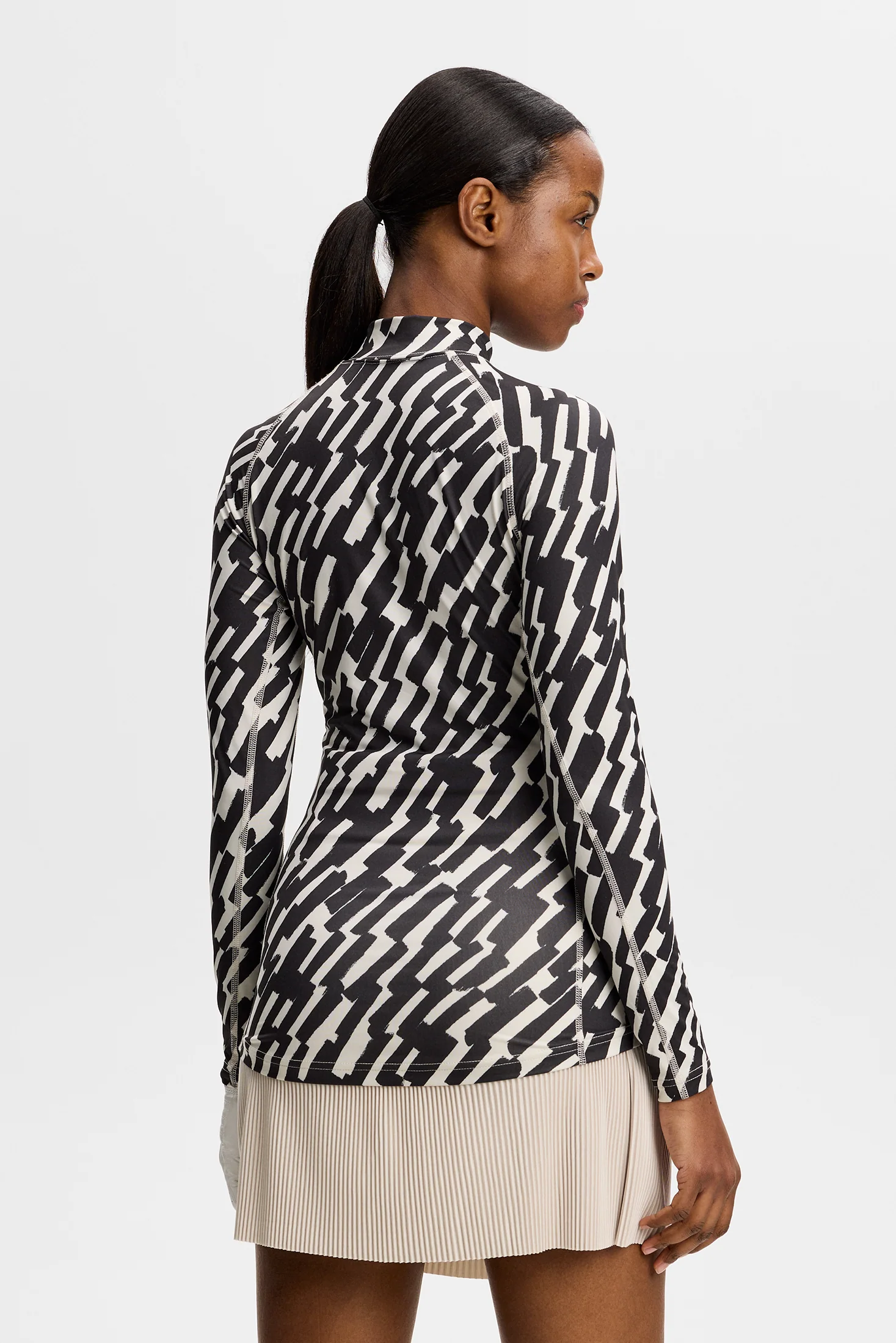 Ella Print Compression Top / Oak Moonbeam M - Image 3