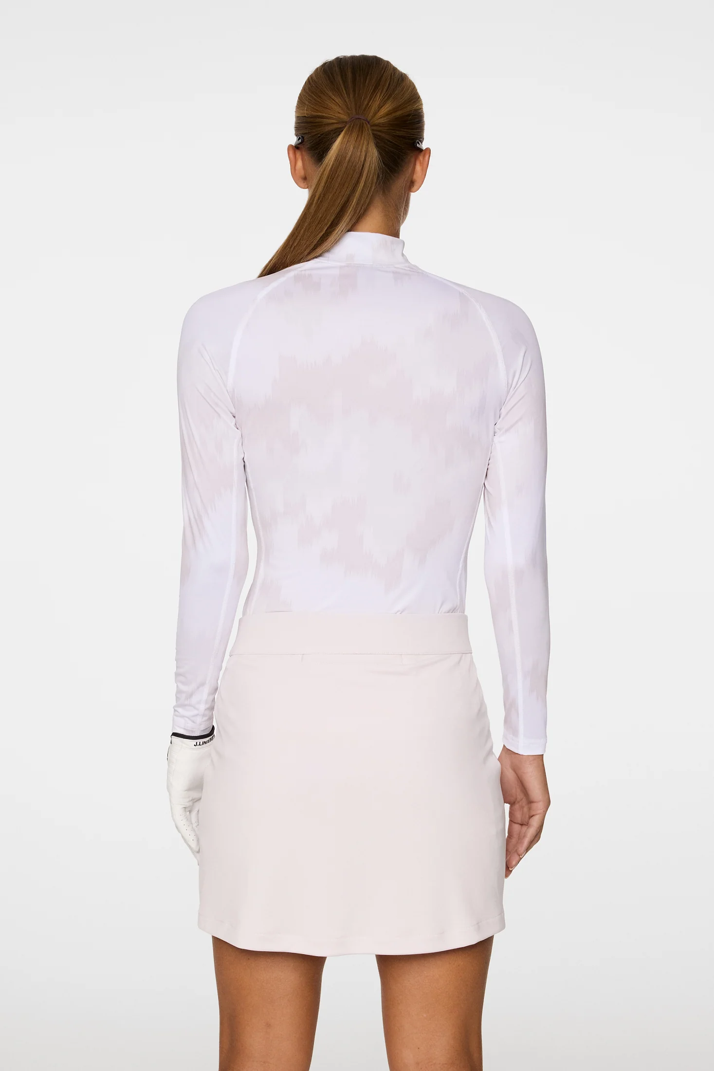 Ella Print Compression Top / Warp Gray Lilac L - Image 3