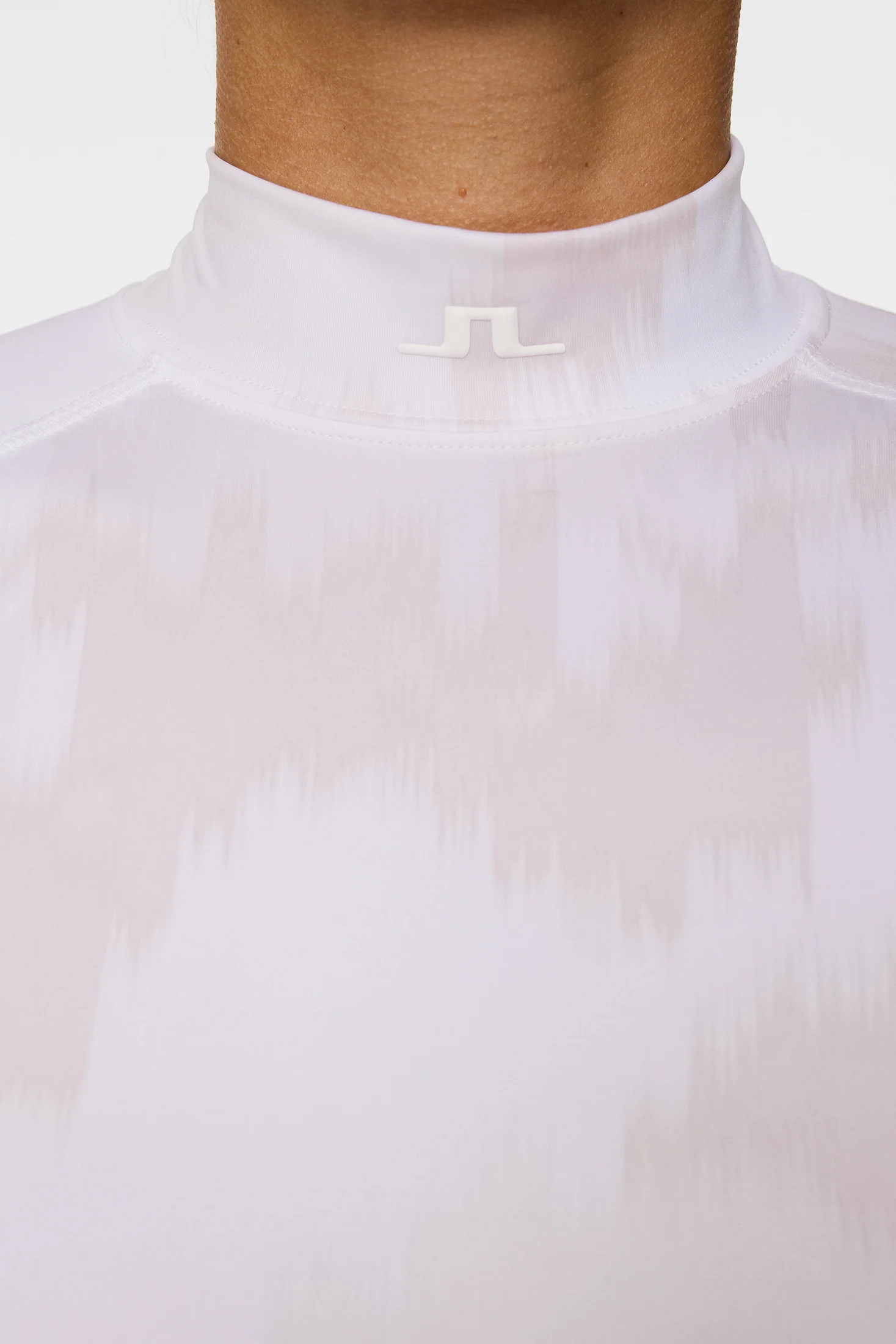 Ella Print Compression Top / Warp Gray Lilac L - Image 6
