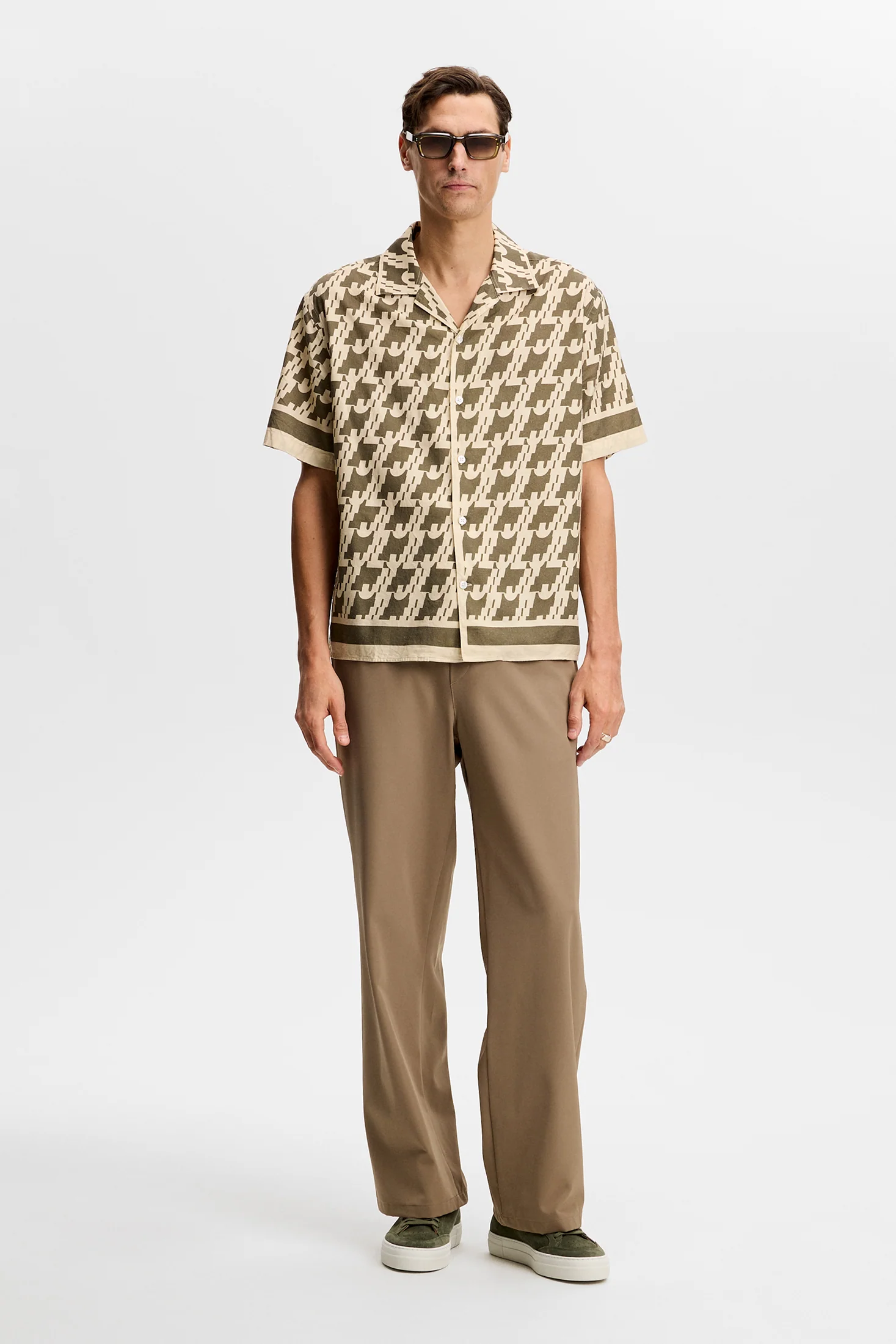Ellis Border Resort Shirt / JL Glitch Kalamata - Image 4