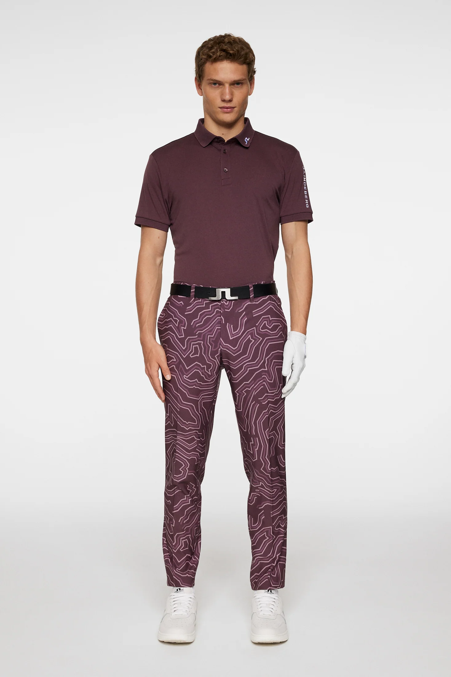 Ellott Print Pant / Topo Huckleberry L - Image 4