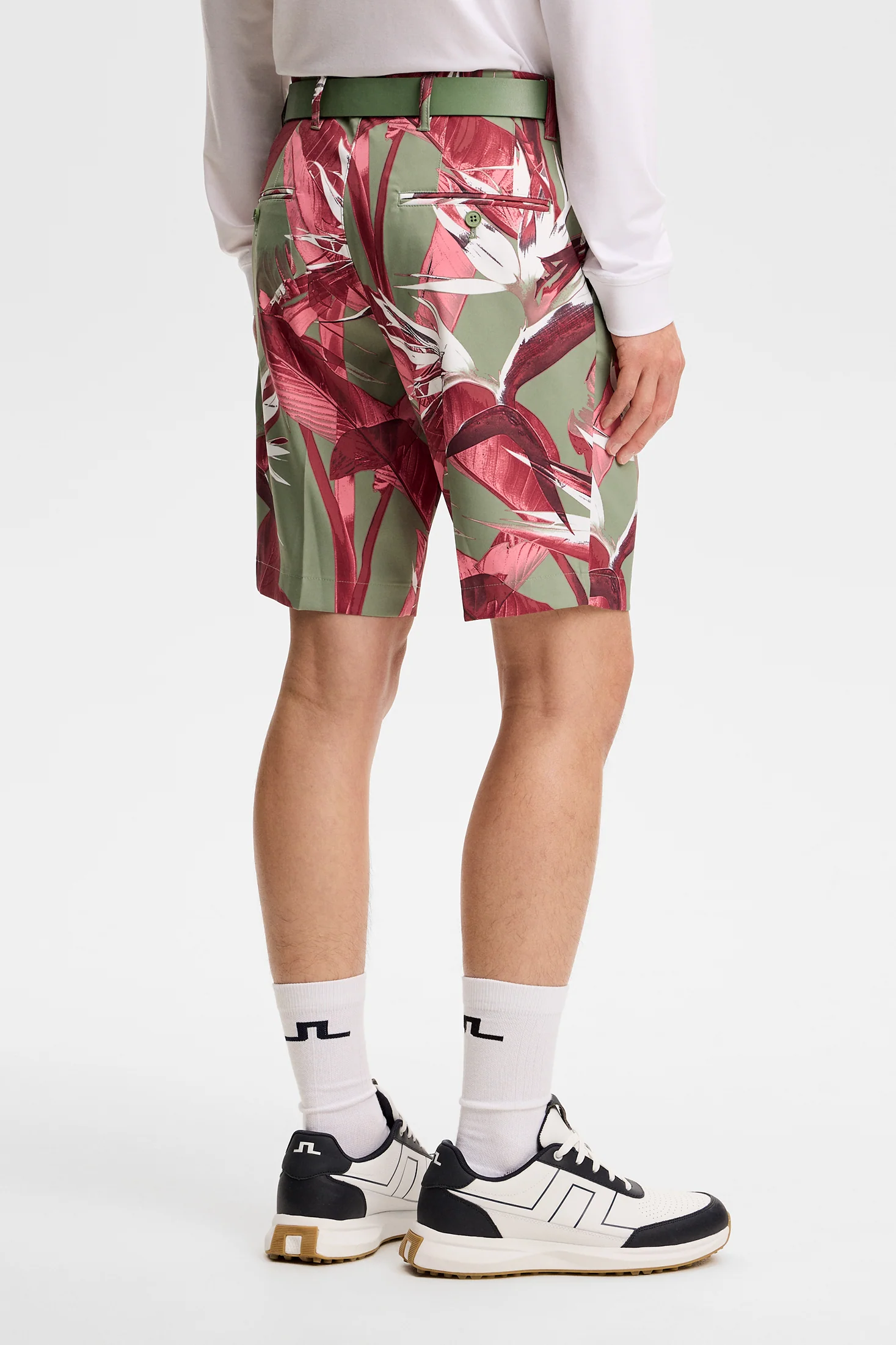 Eloy Print Shorts / Paradise Hedge Green M - Image 4
