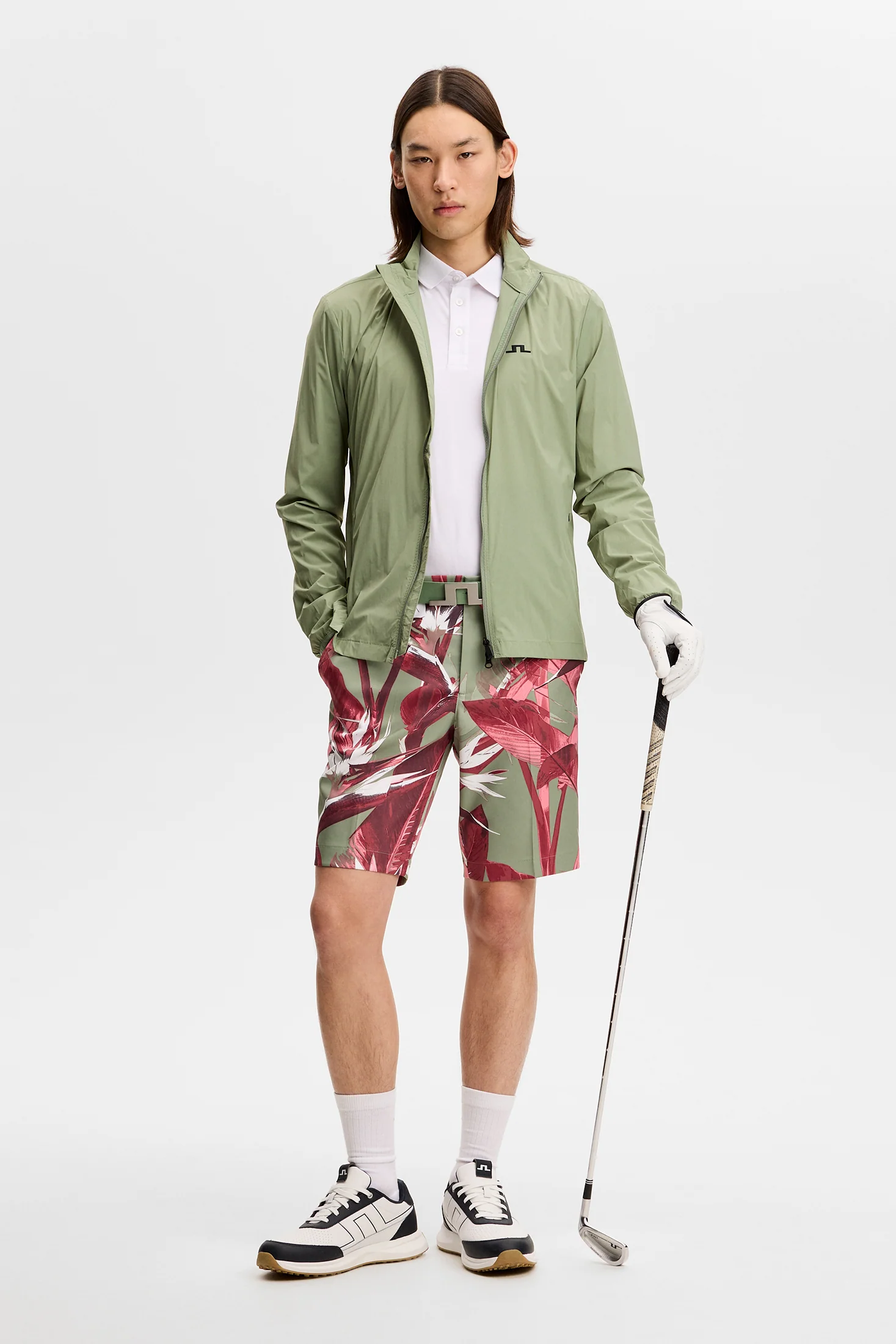 Eloy Print Shorts / Paradise Hedge Green M - Image 5