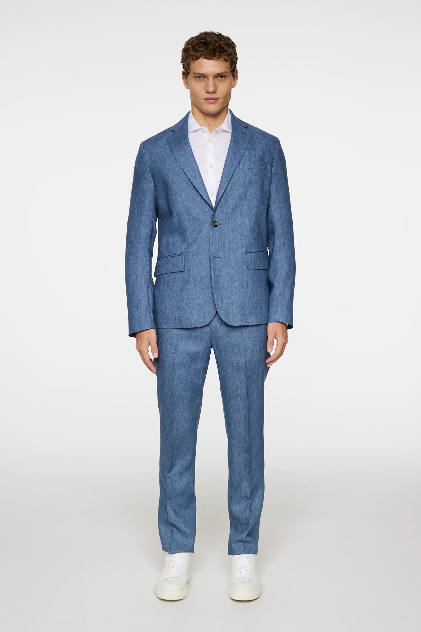 Elton U Super Linen Blazer / Rain Washed - Image 4
