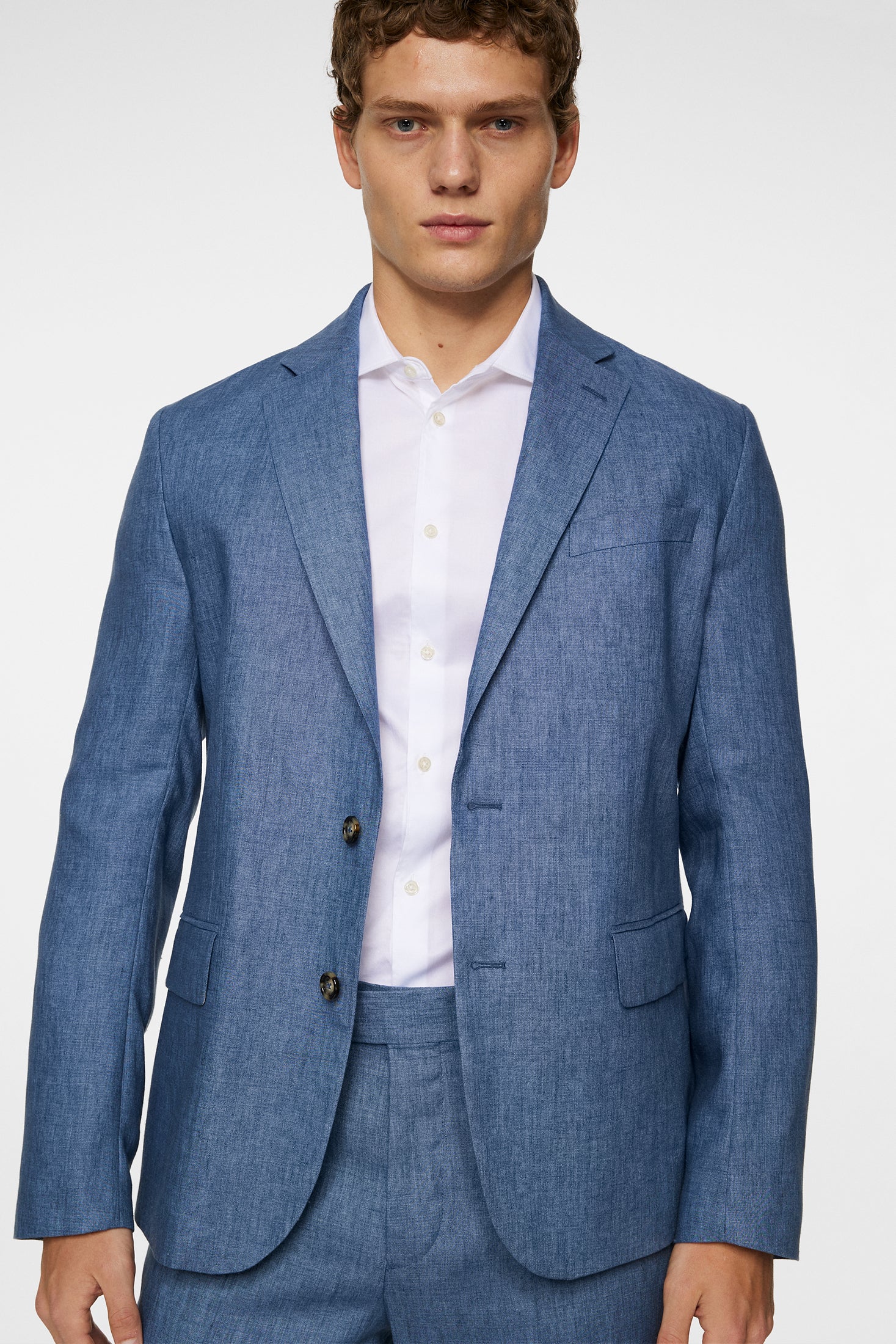Elton U Super Linen Blazer / Rain Washed - Image 5