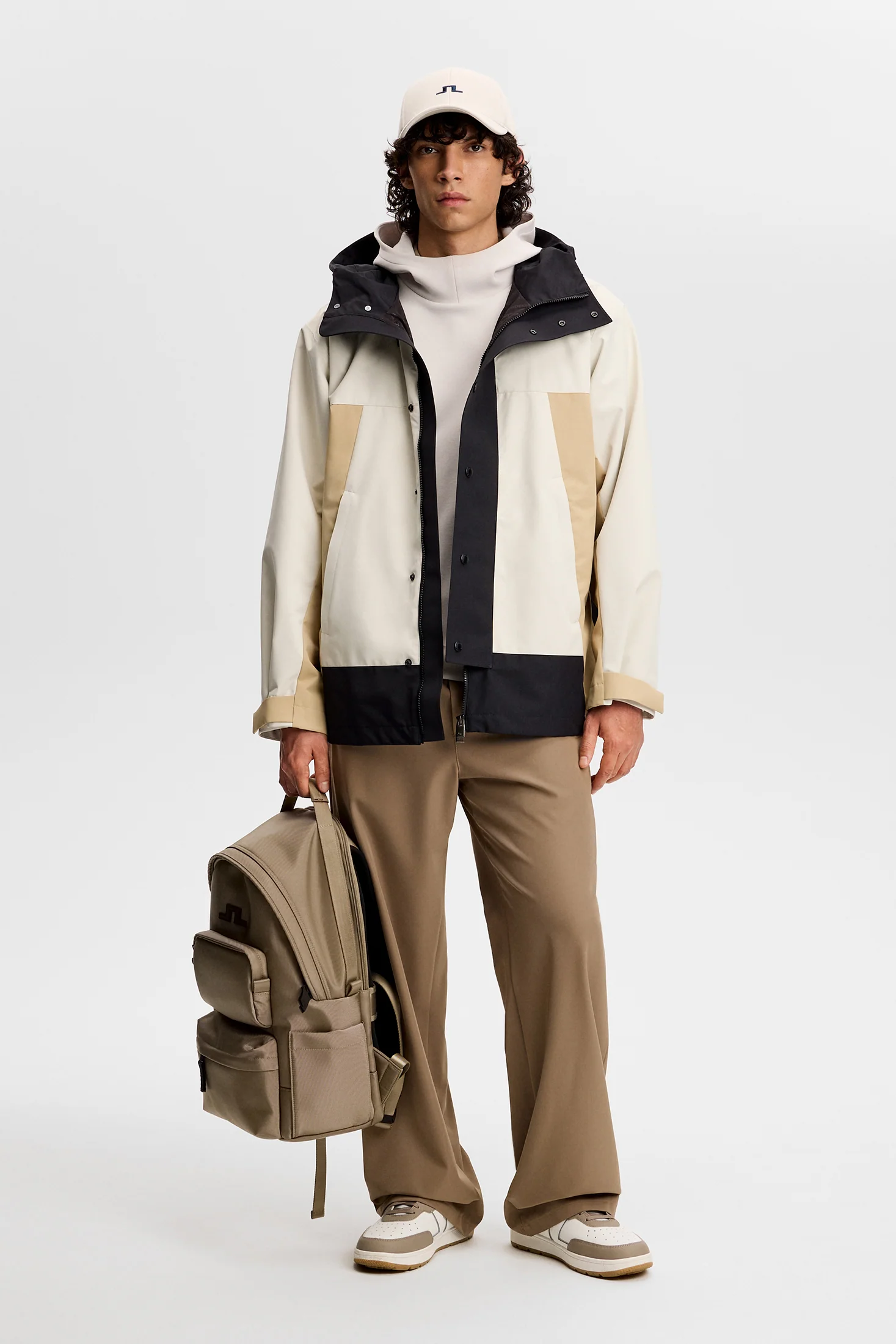 Fabio color block jkt / Black - Image 5