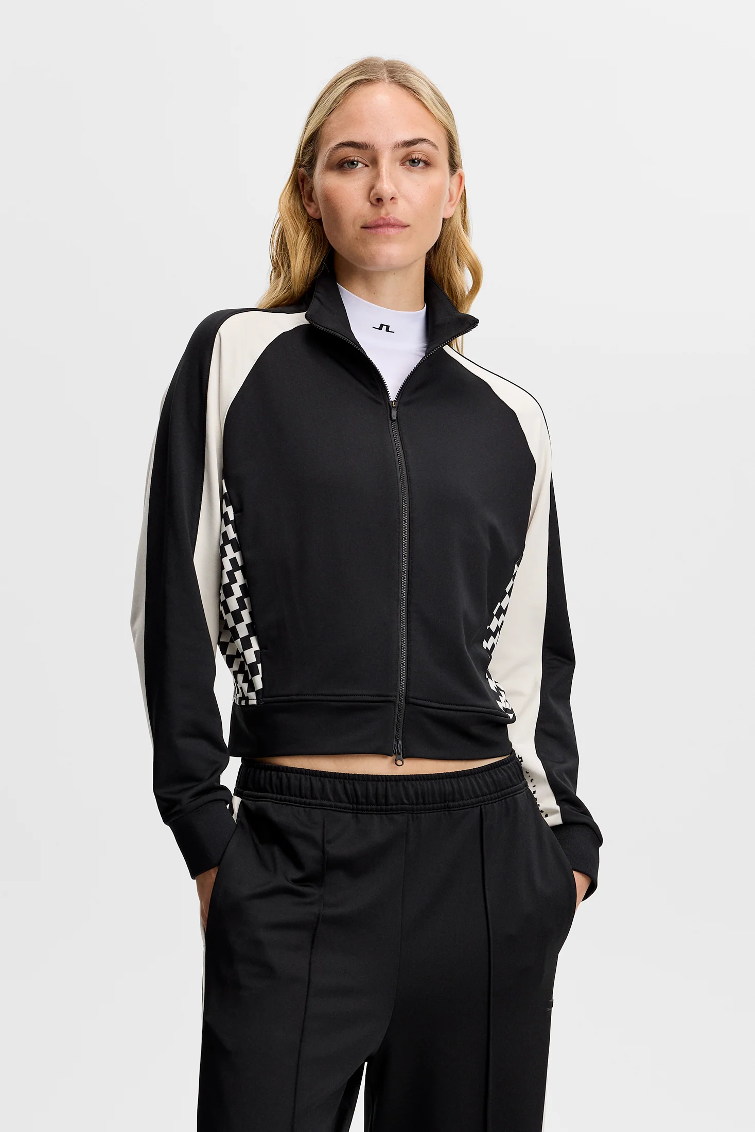 Fabiola Track Jacket / Black - Image 2
