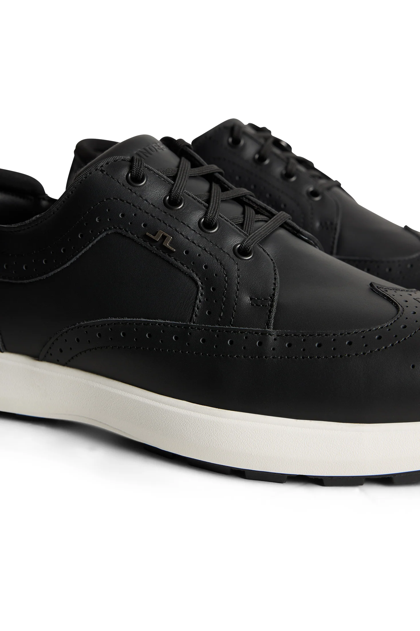 Fairway Brogue Golf Sneaker / Black - Image 5