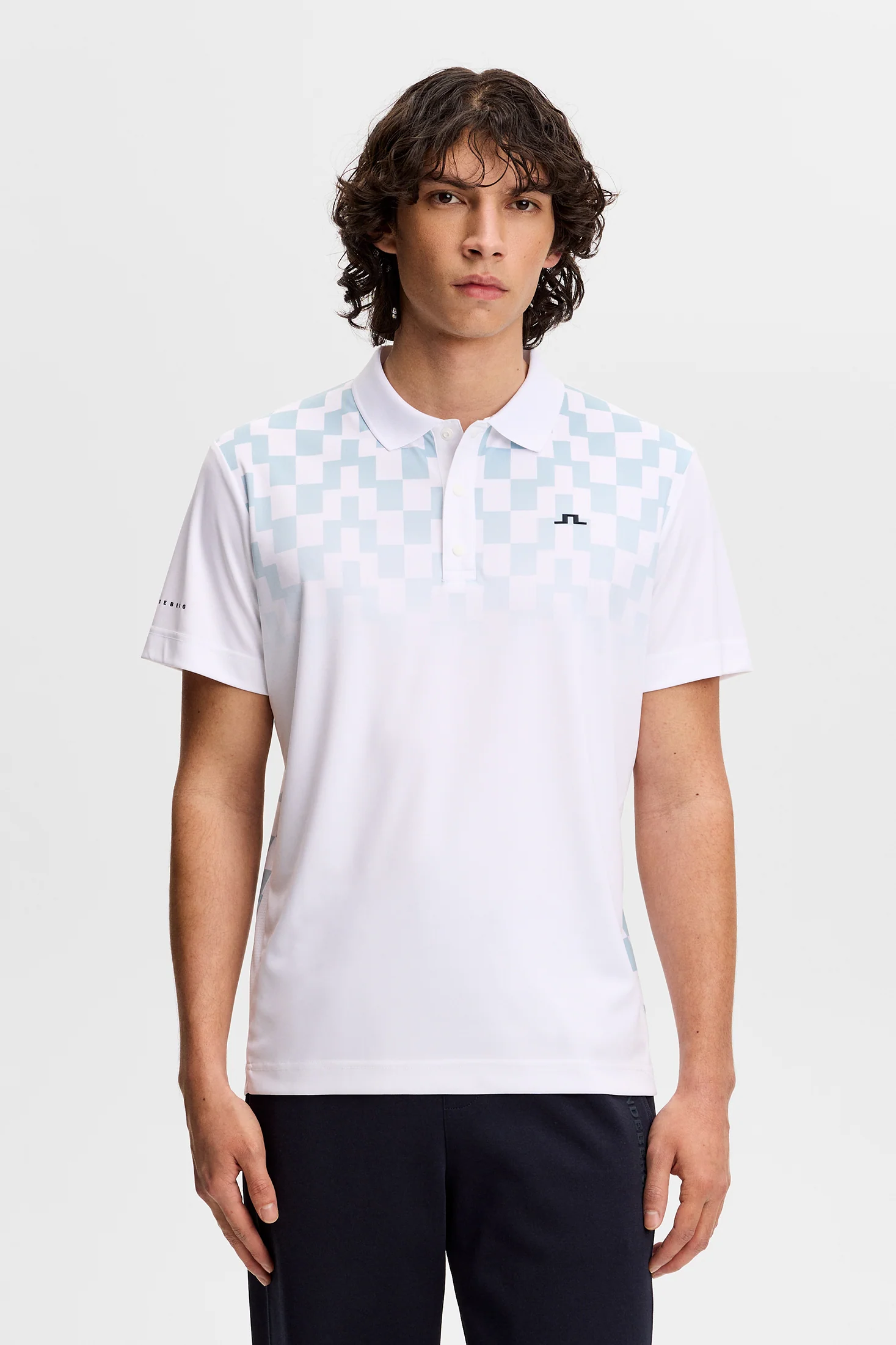 Finn Print Polo / Finn Fade White - Image 3