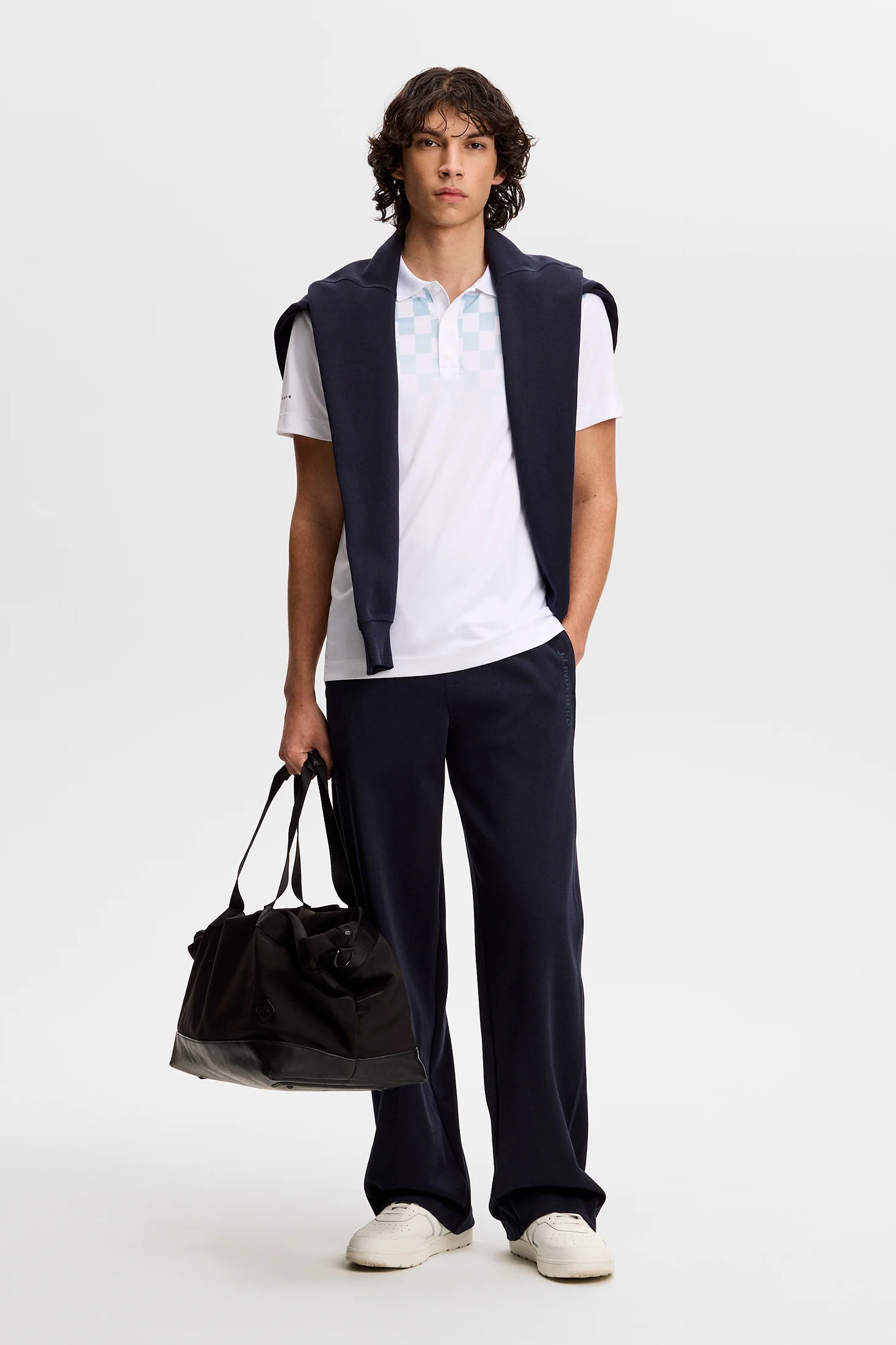 Finn Print Polo / Finn Fade White - Image 5