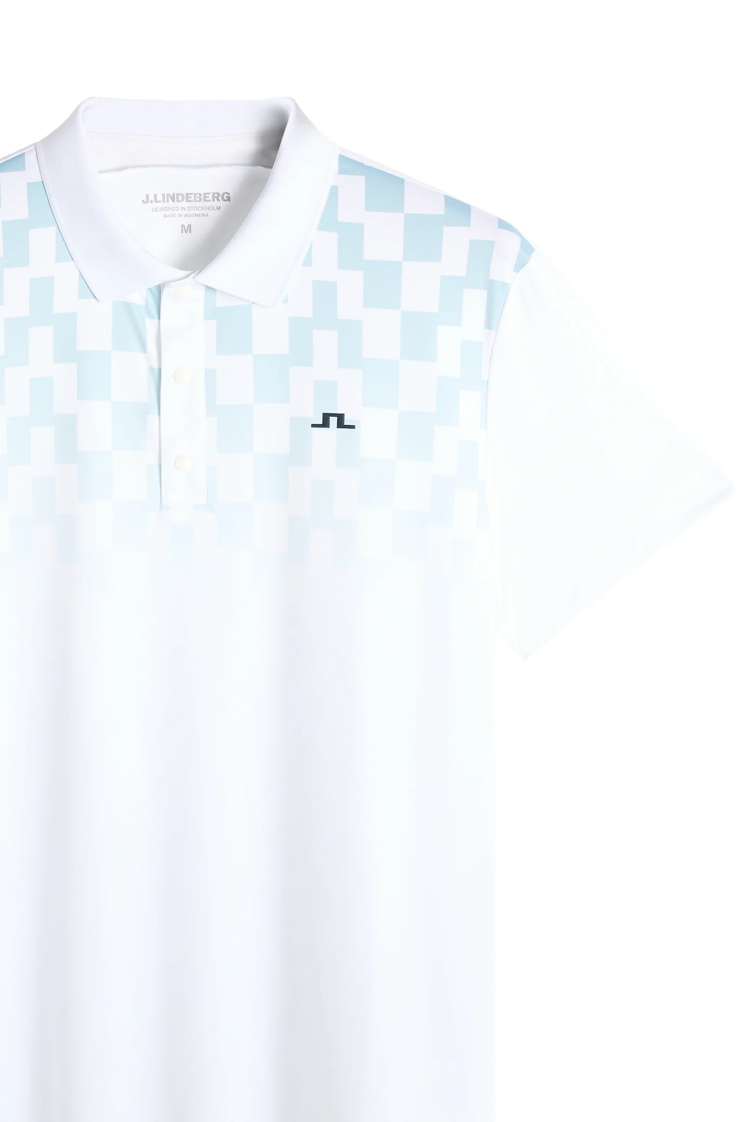 Finn Print Polo / Finn Fade White - Image 7