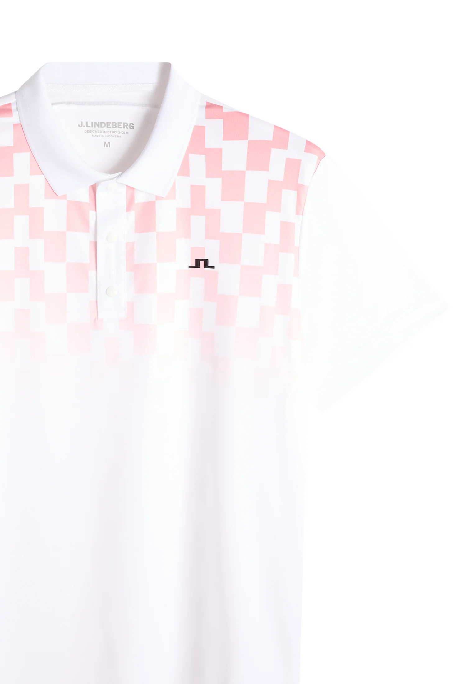 Finn Print Polo / Finn Fade White Pink - Image 7