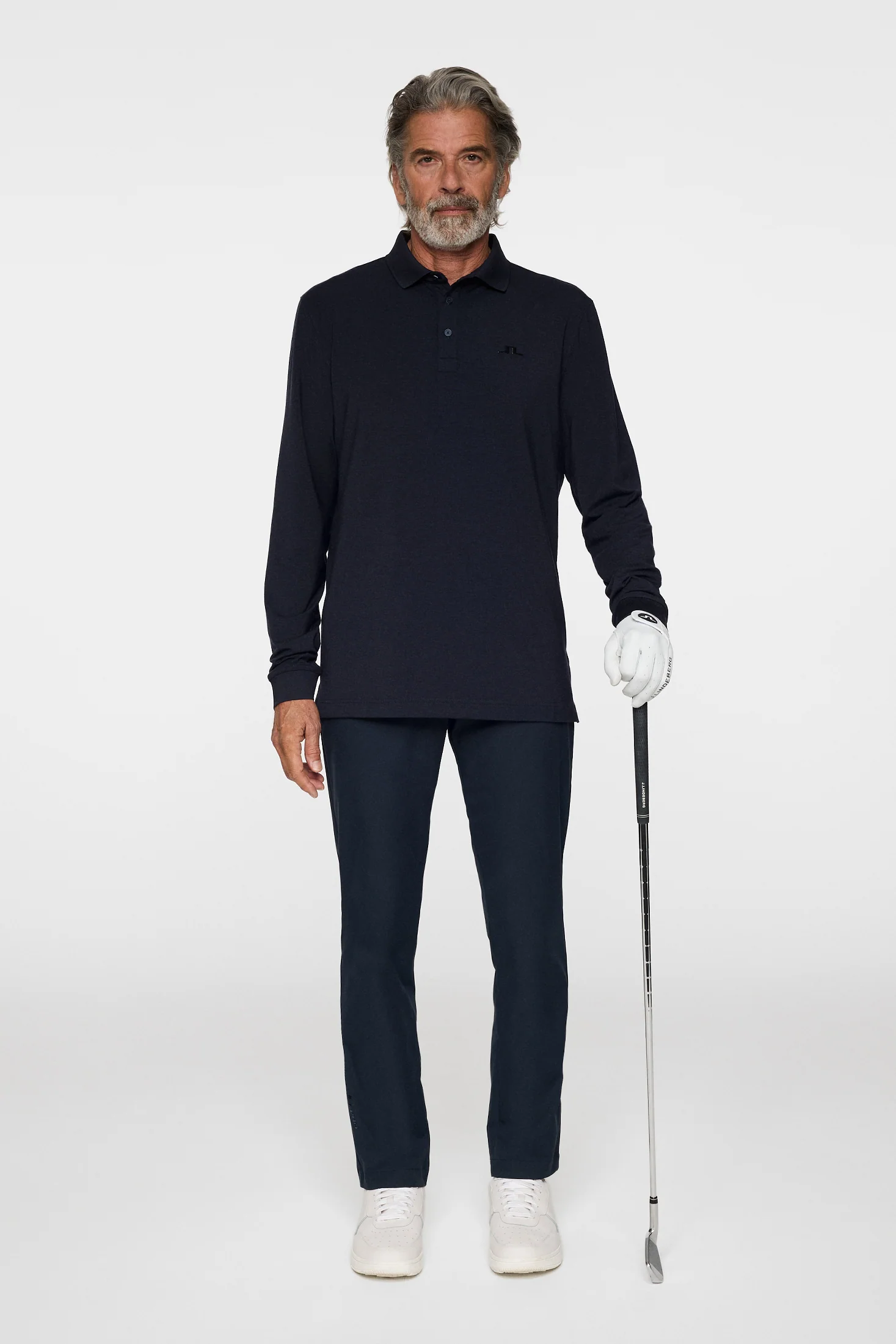 Florian LS Polo / Navy Melange - Image 4