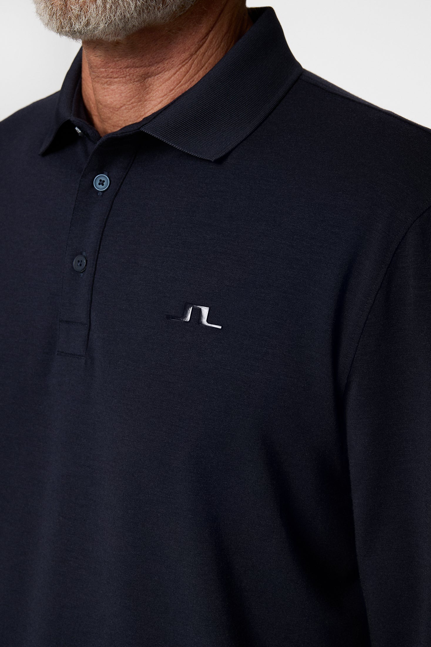 Florian LS Polo / Navy Melange - Image 6