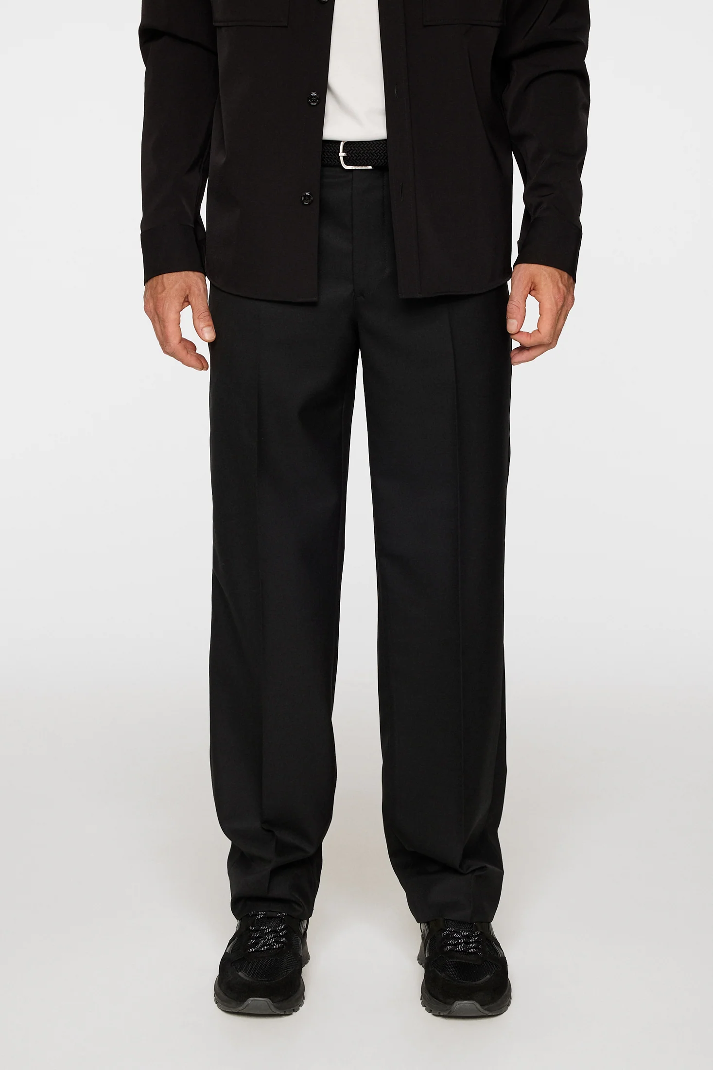 Gabi Sharp Twill Pants / Black - Image 2