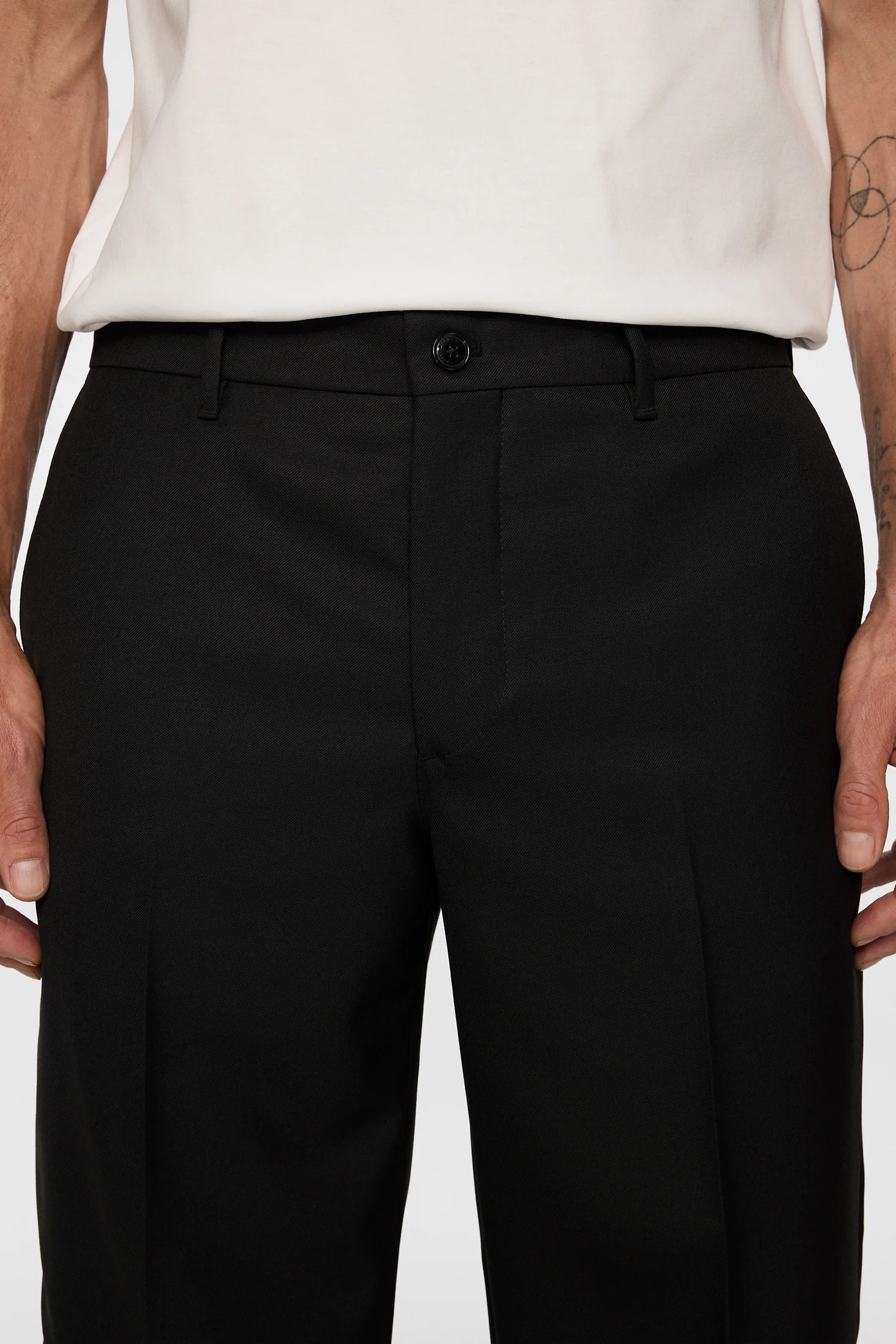 Gabi Sharp Twill Pants / Black - Image 5
