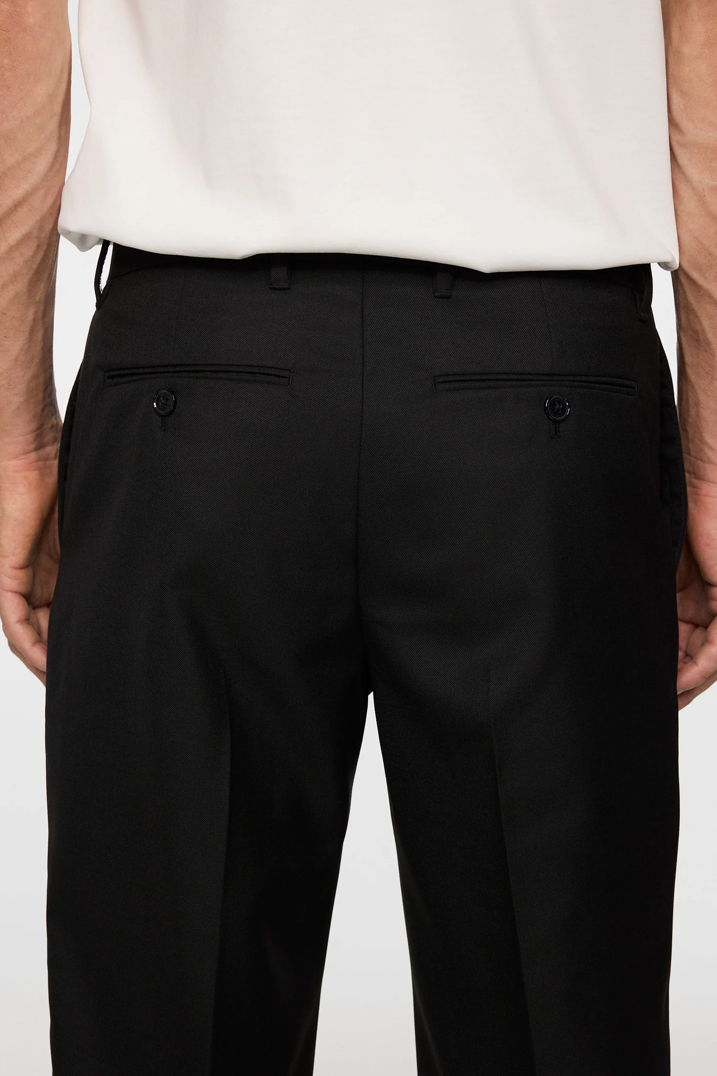 Gabi Sharp Twill Pants / Black - Image 6