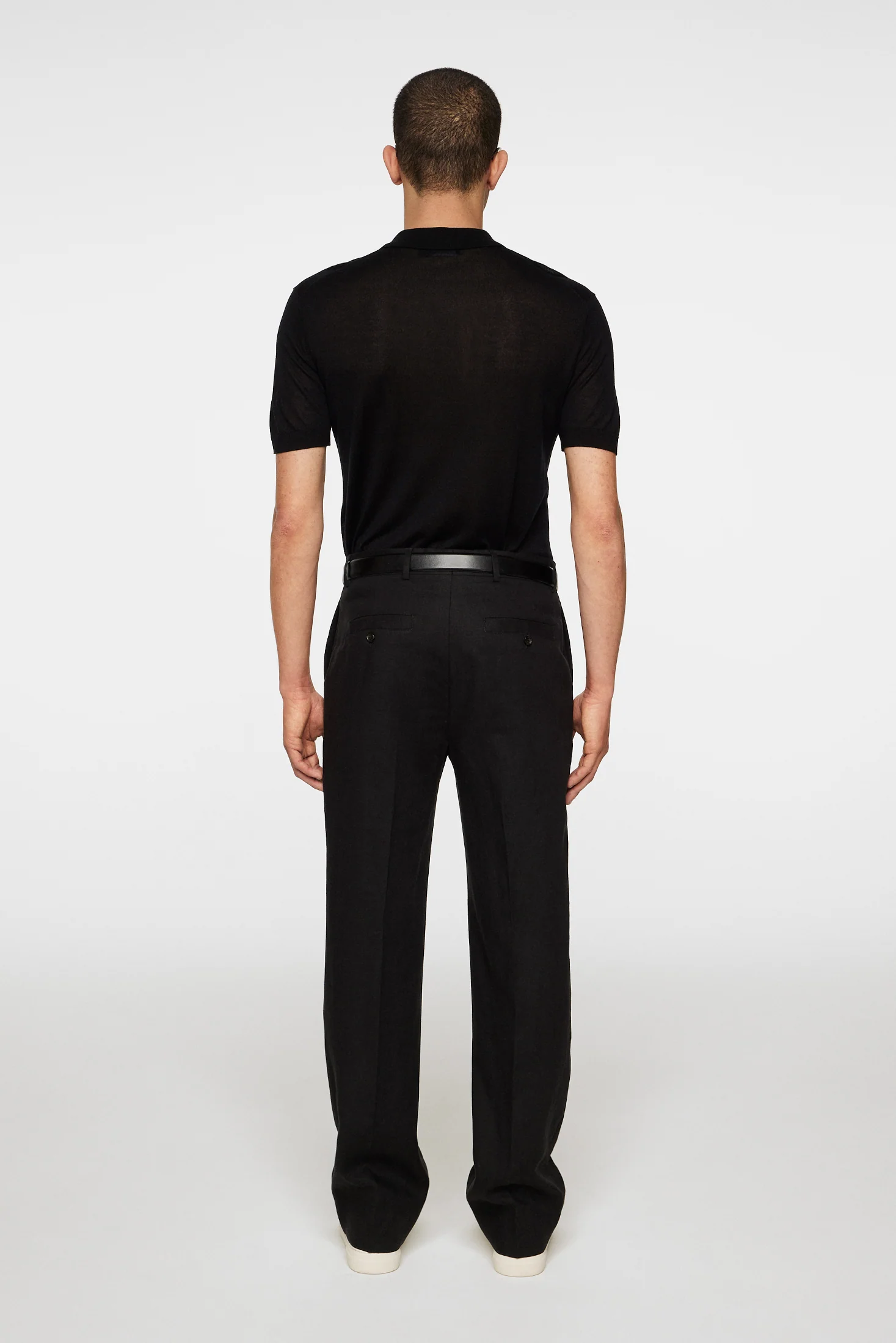 Gabi Super Linen Pants / Black - Image 3