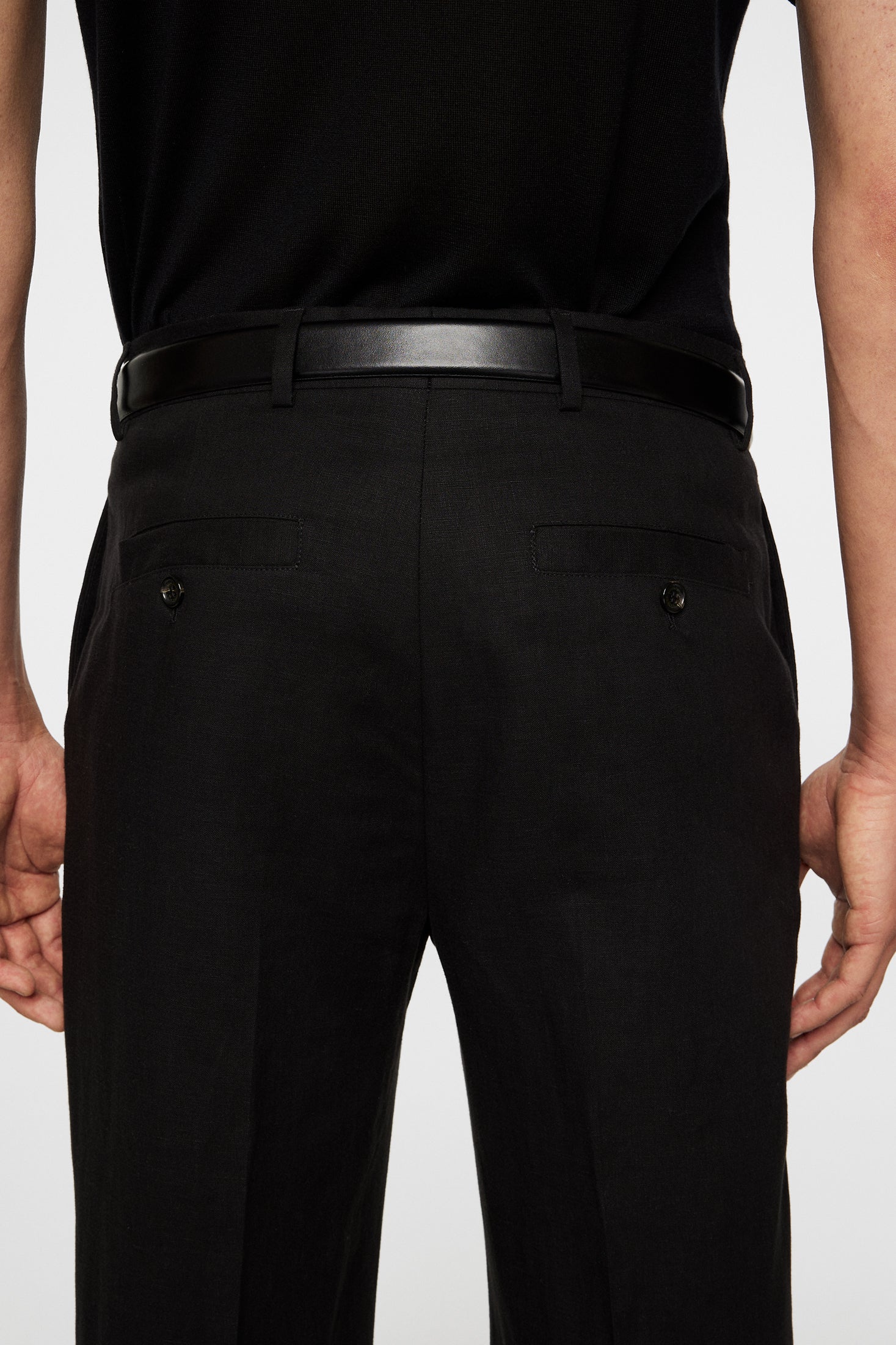 Gabi Super Linen Pants / Black - Image 6