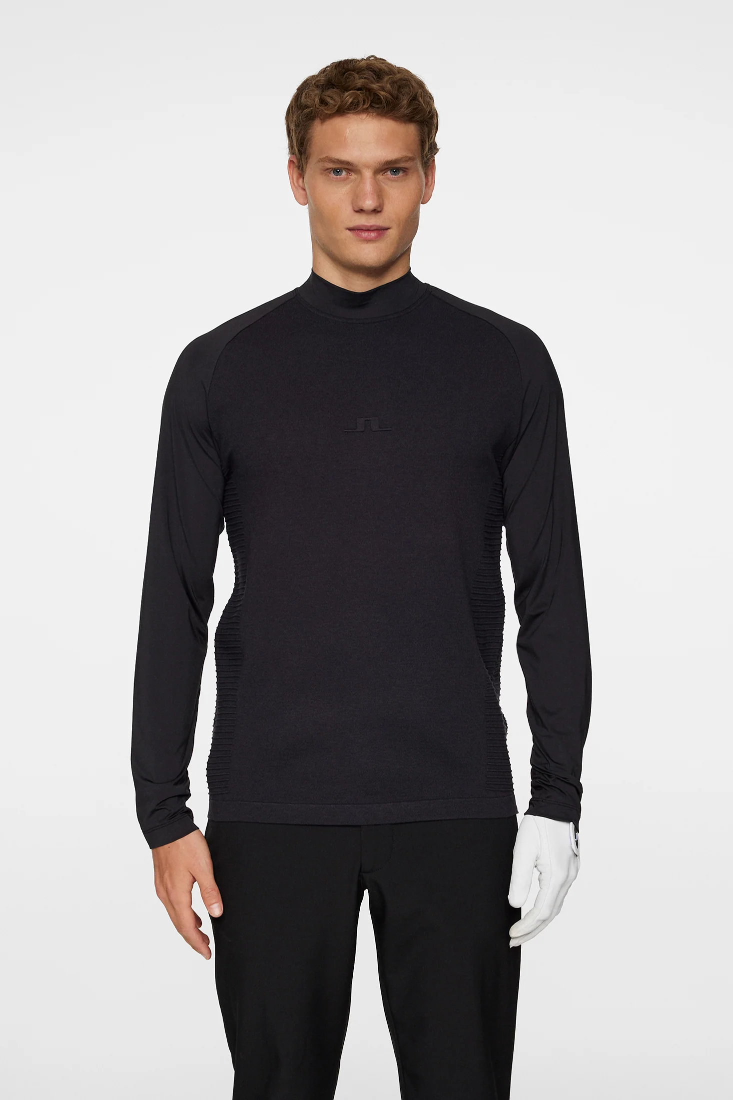 Gael Hybrid Knit Sweater / Black - Image 2