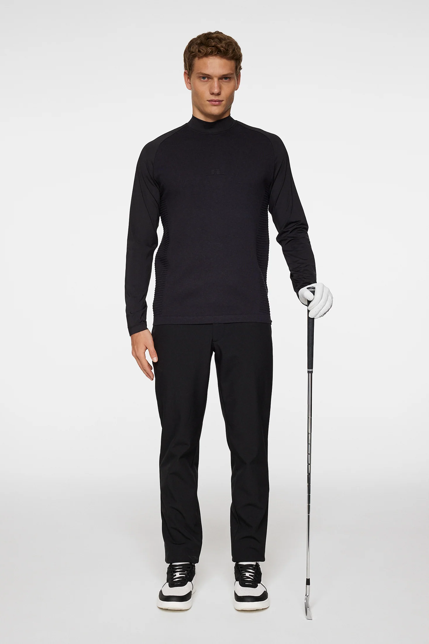 Gael Hybrid Knit Sweater / Black - Image 4