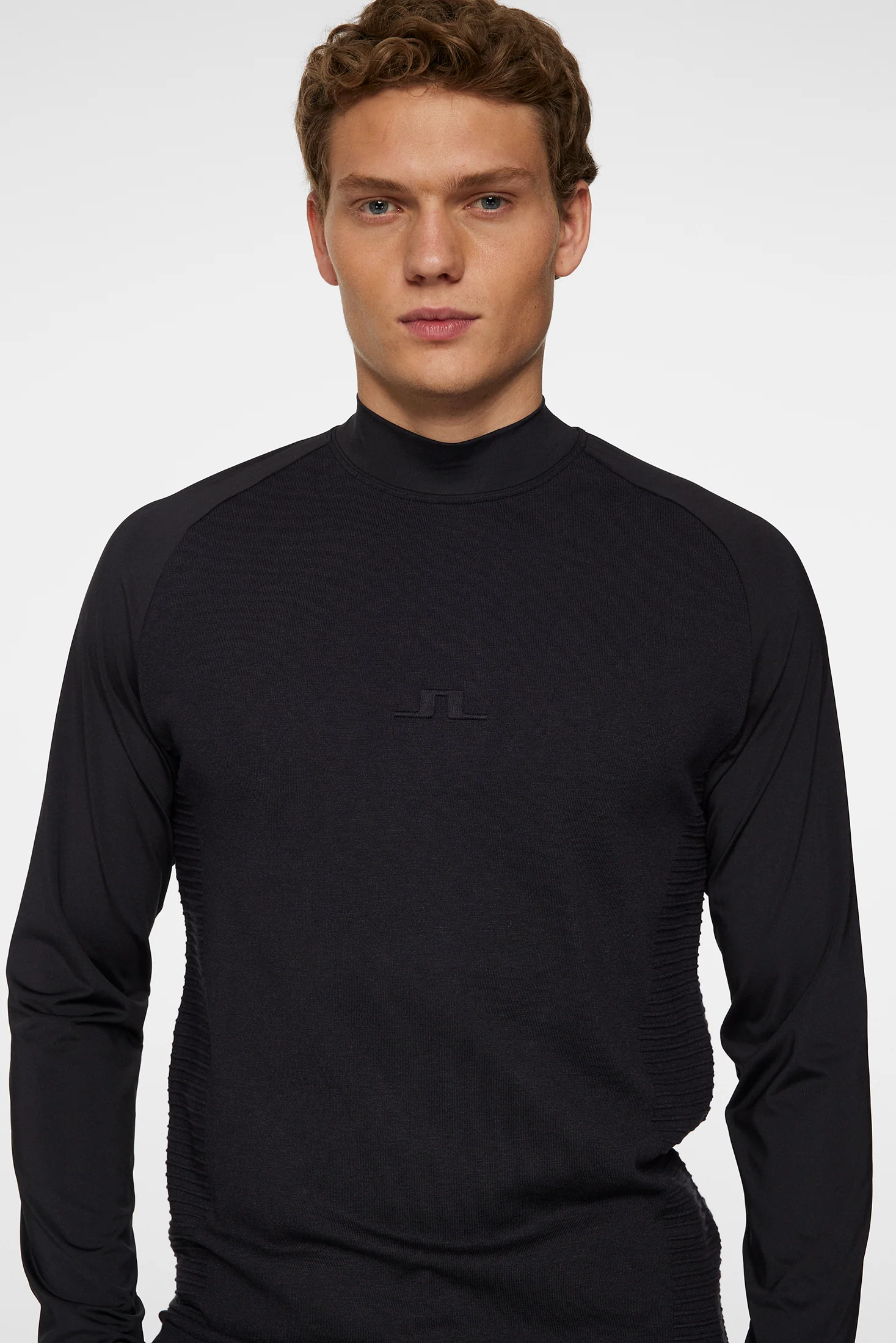Gael Hybrid Knit Sweater / Black - Image 5