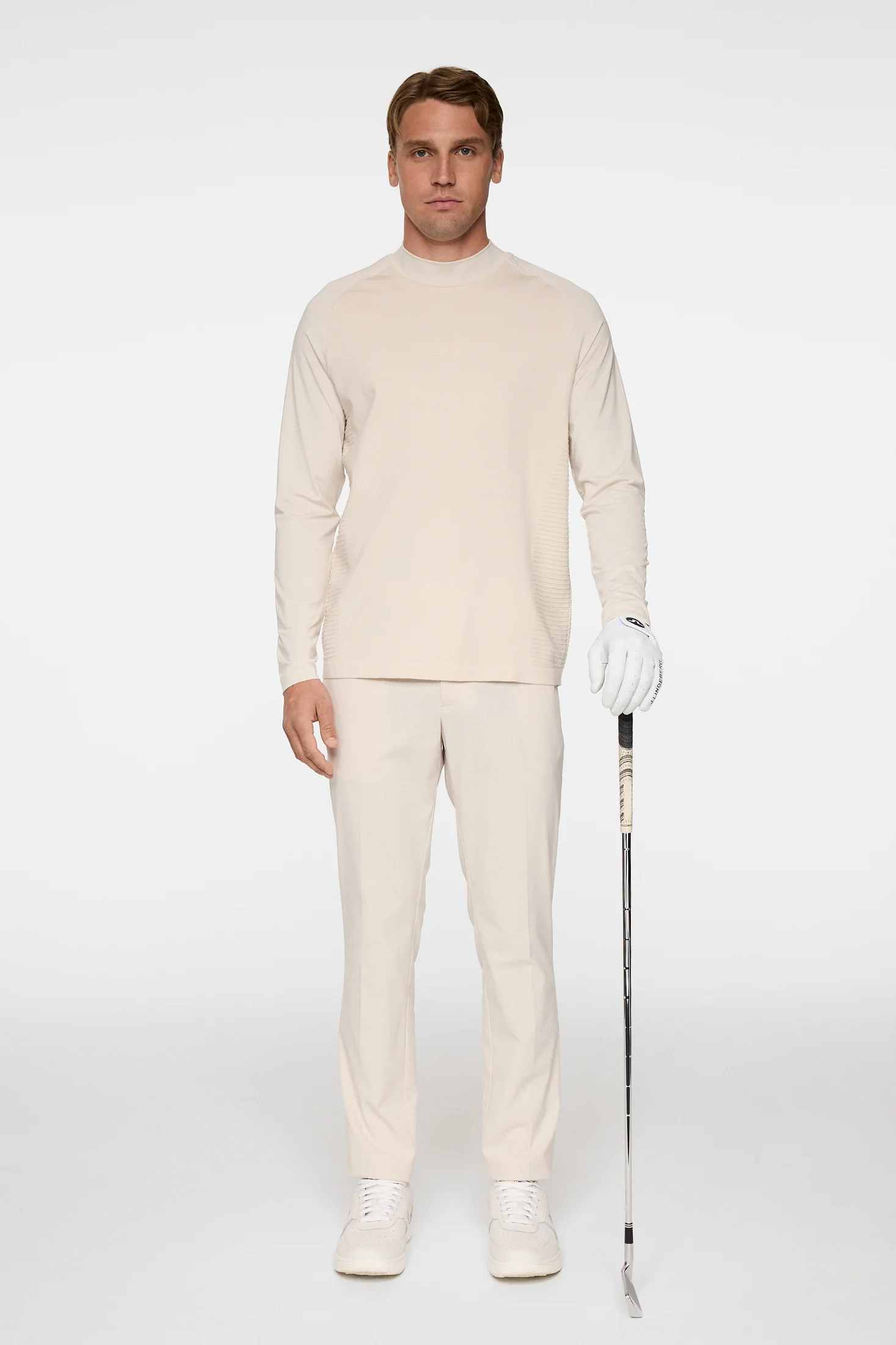 Gael Hybrid Knit Sweater / Moonbeam - Image 4