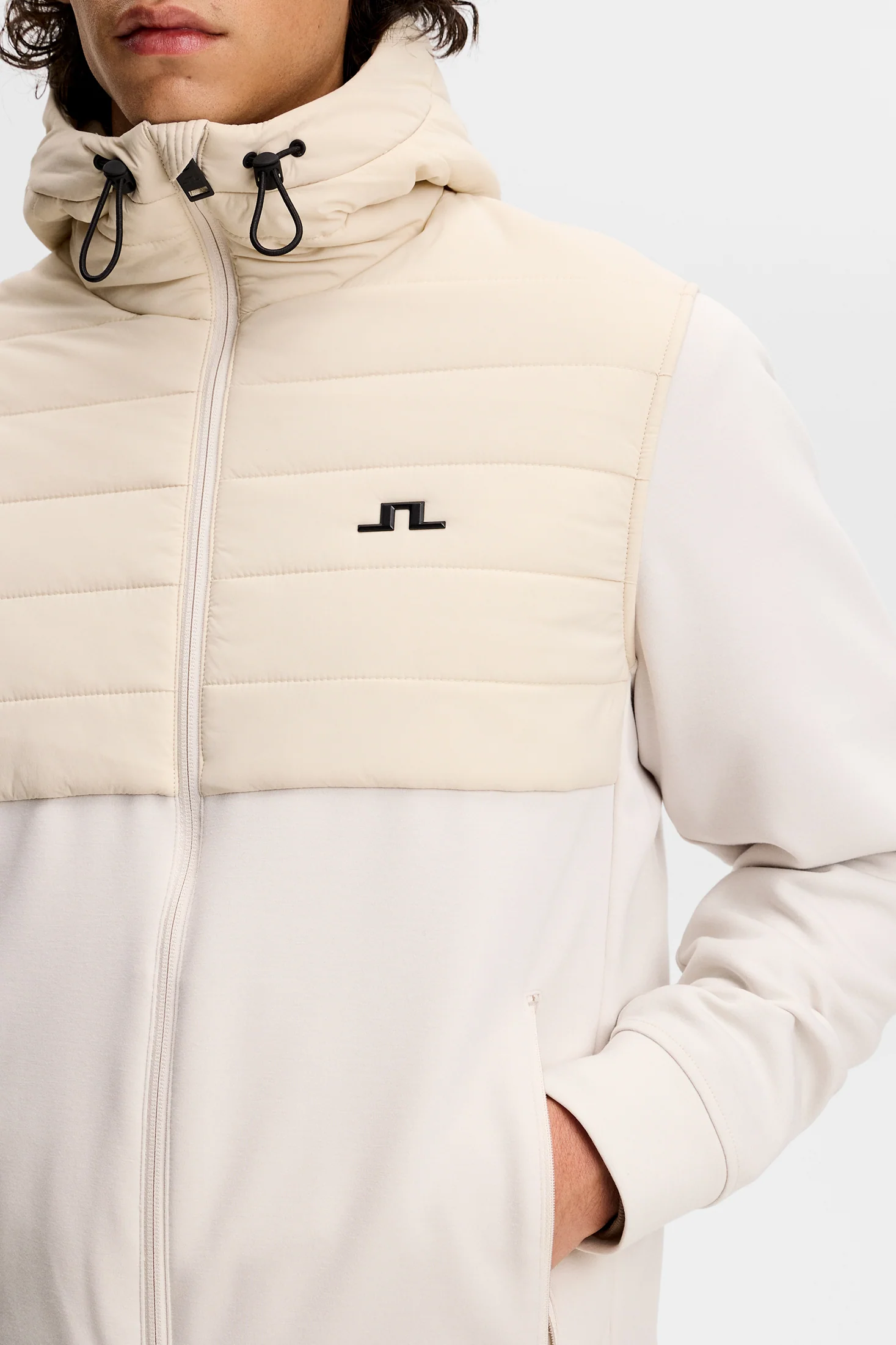 Gage Hybrid Hood Jacket / Moonbeam - Image 5