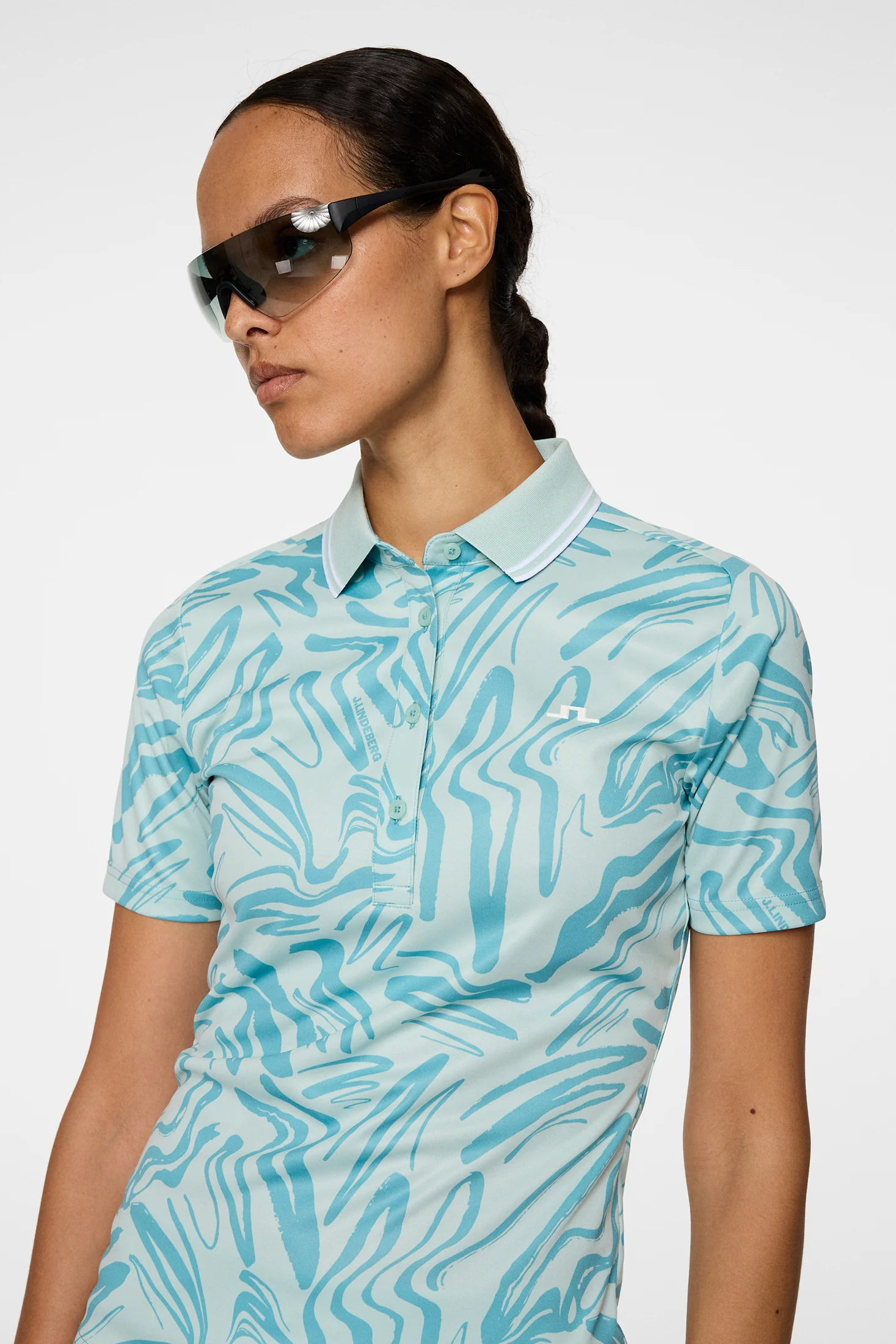 Georgia Print Polo / Scribble Stillwater - Image 5
