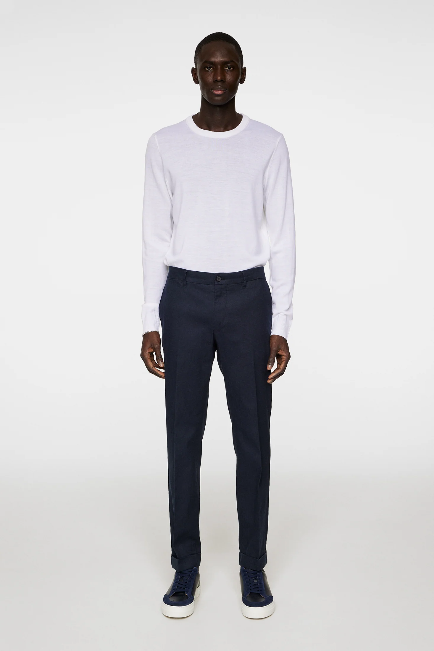 Grant Linen Stretch Pants / JL Navy - Image 4