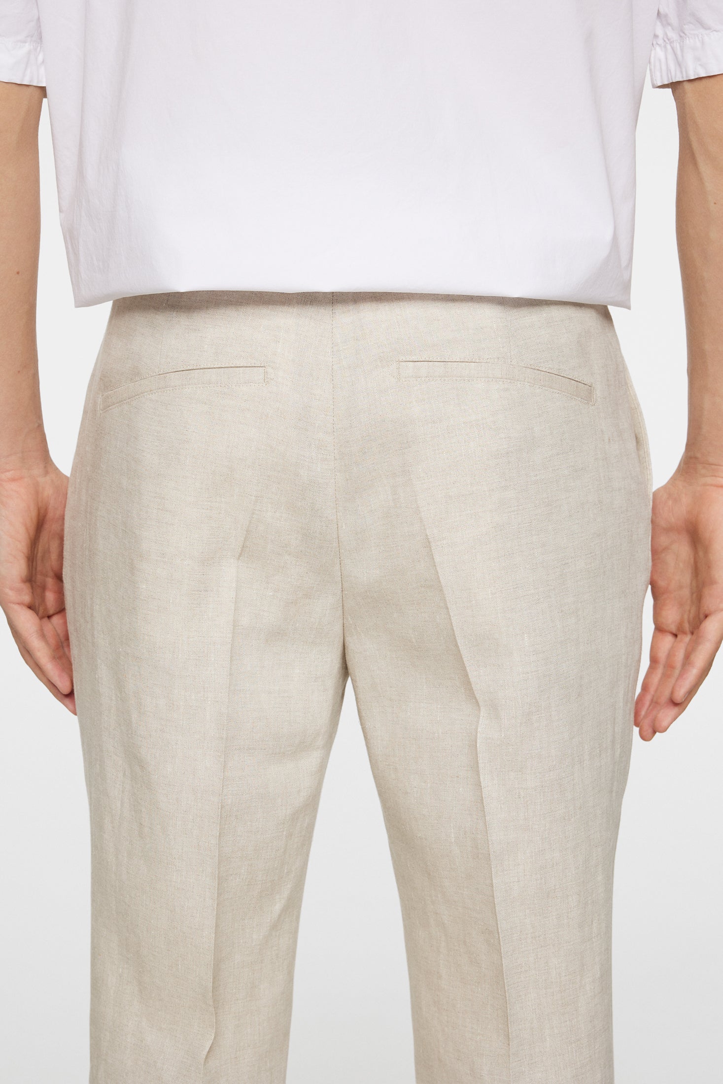 Grant Super Linen Pants / Moonbeam - Image 6