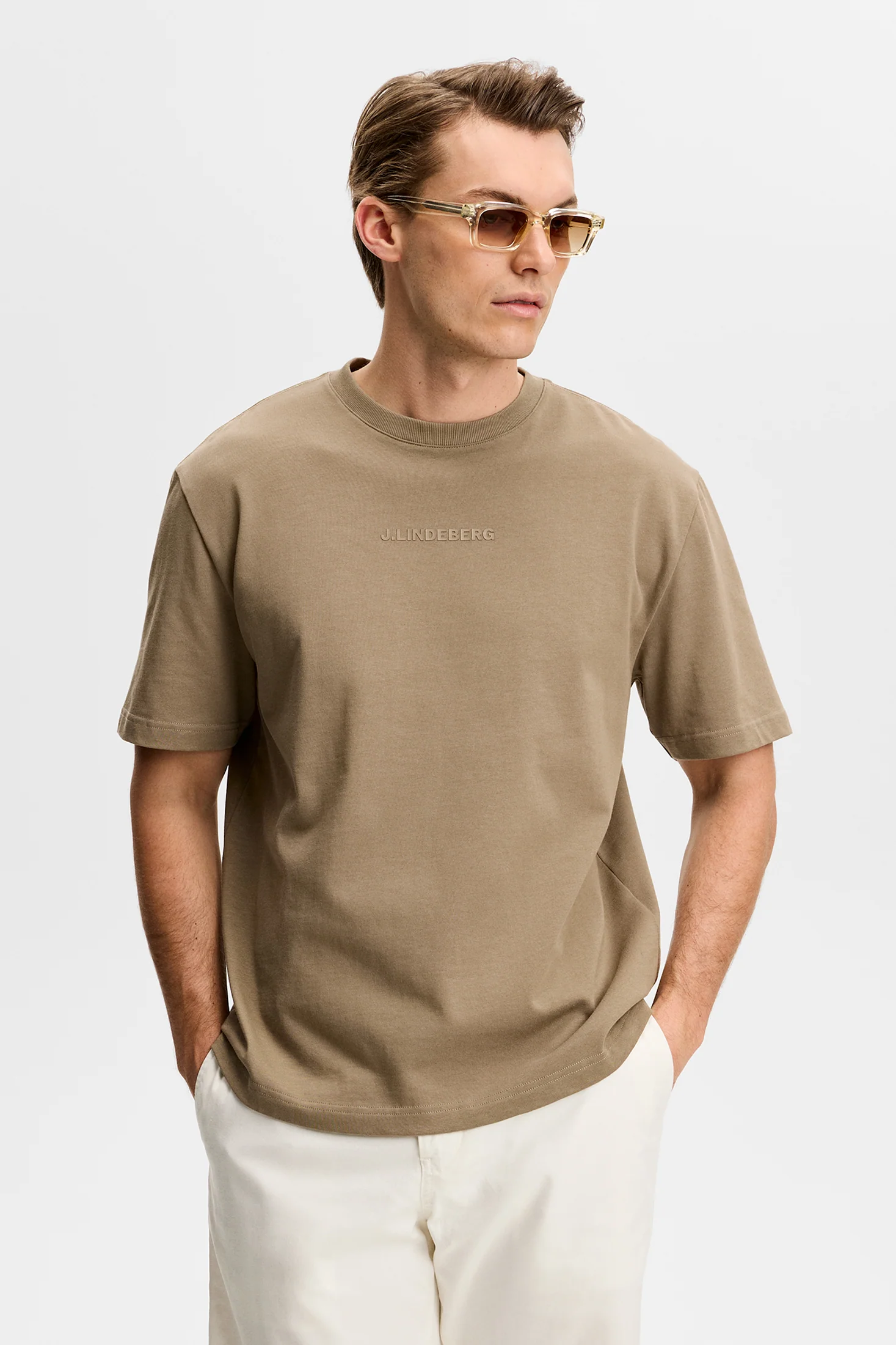 Hale Heavy Logo T-shirt / Brindle - Image 2