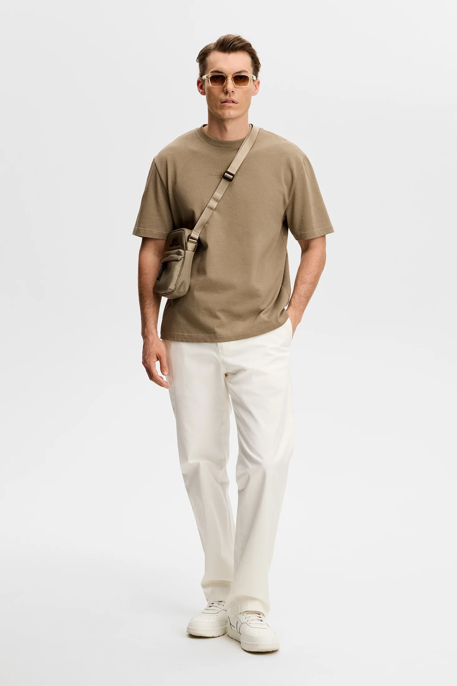 Hale Heavy Logo T-shirt / Brindle - Image 4