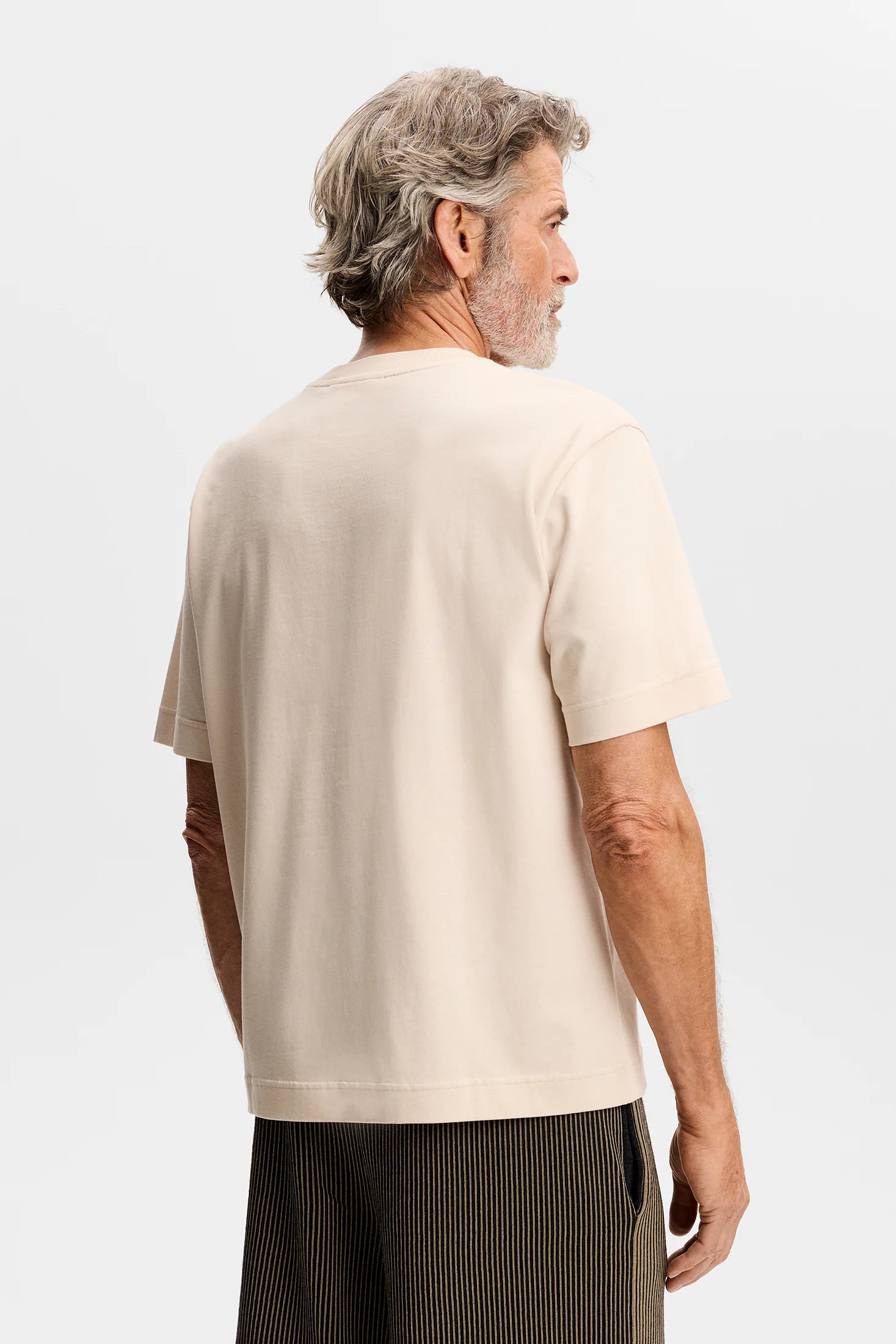 Hale Heavy Logo T-shirt / Moonbeam - Image 3