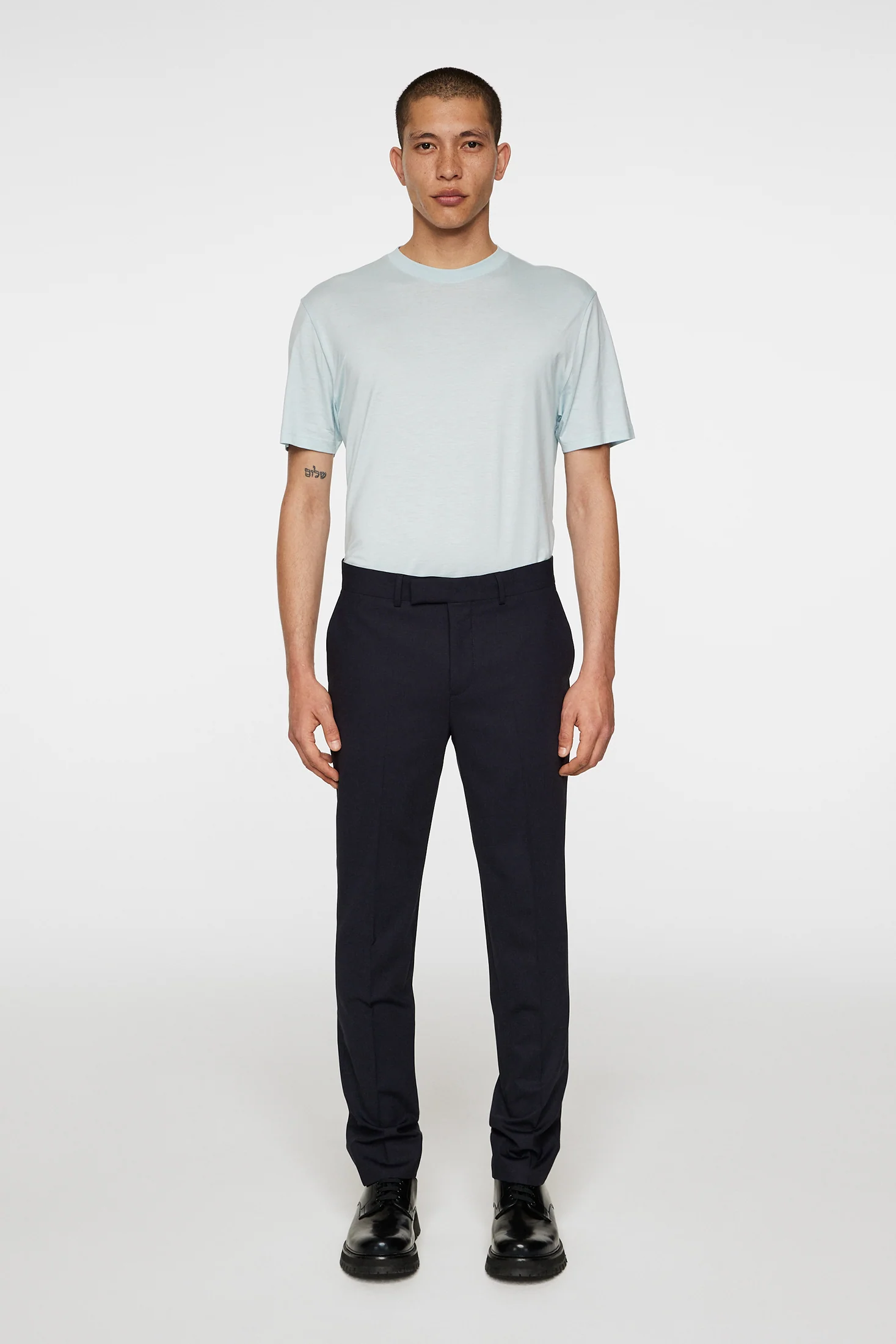 Hale Light Lyocell T-shirt / Winter Sky - Image 4