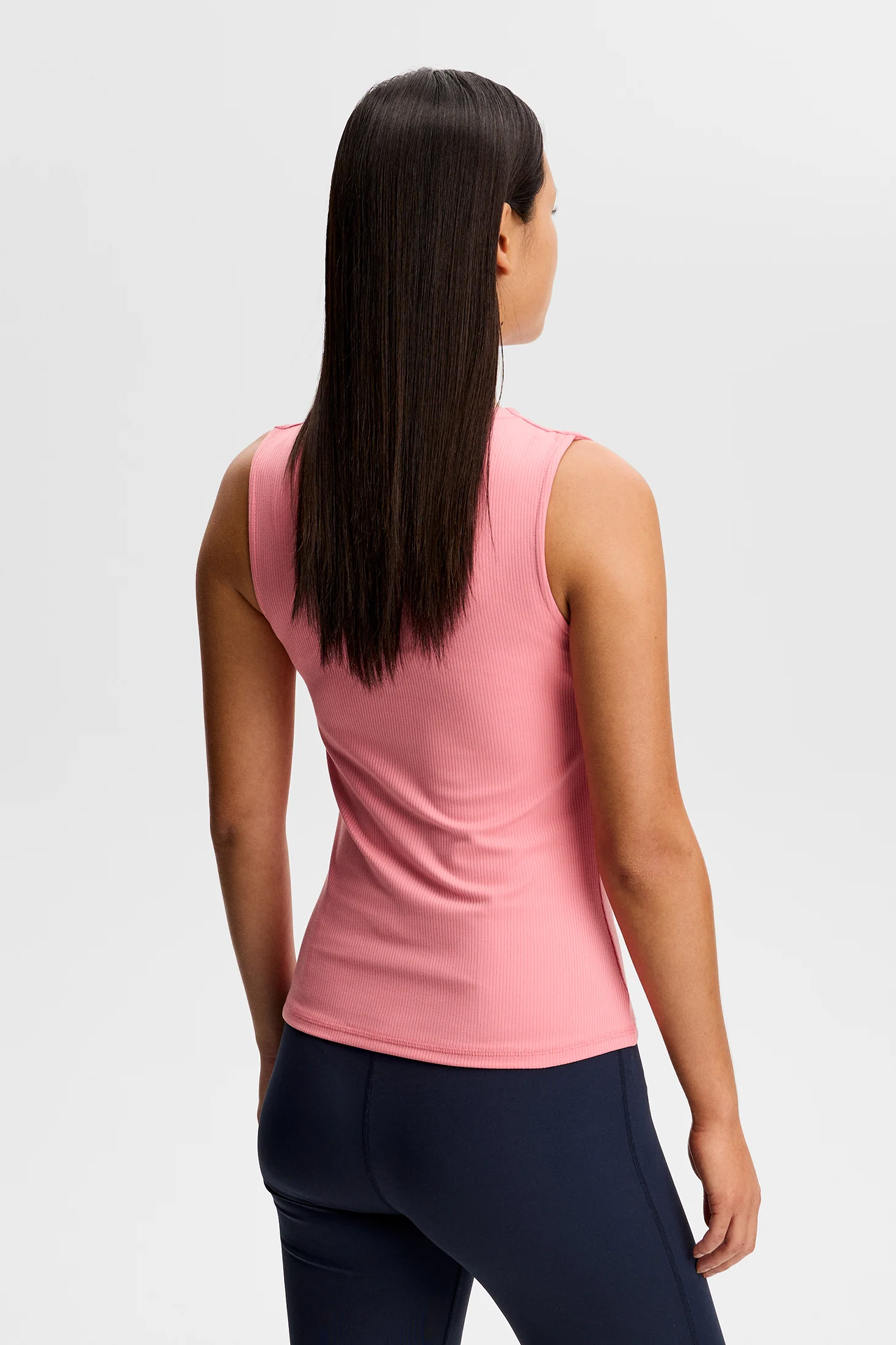 Hannah Sleeveless Top / Flamingo Plume - Image 3