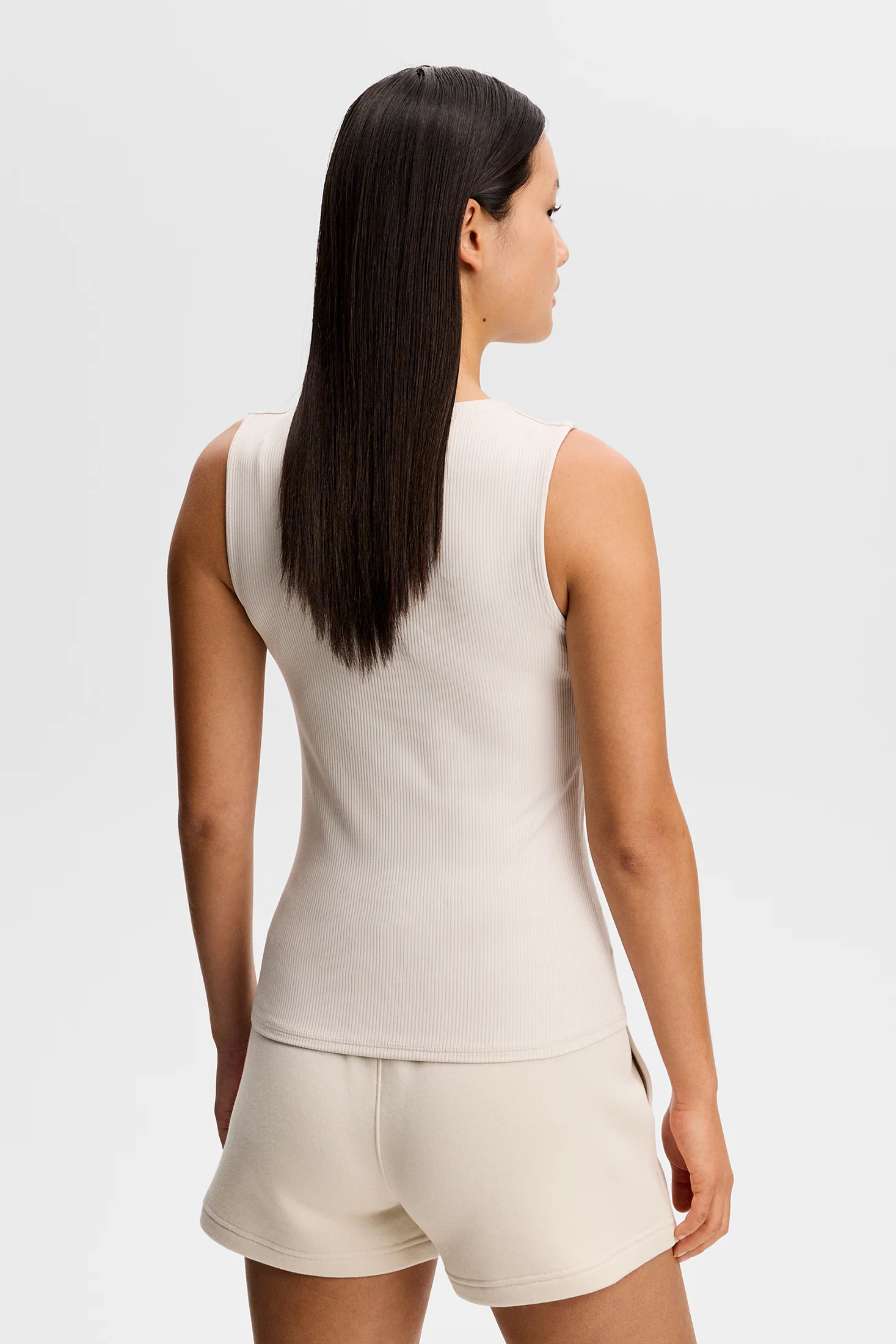 Hannah Sleeveless Top / Moonbeam - Image 3