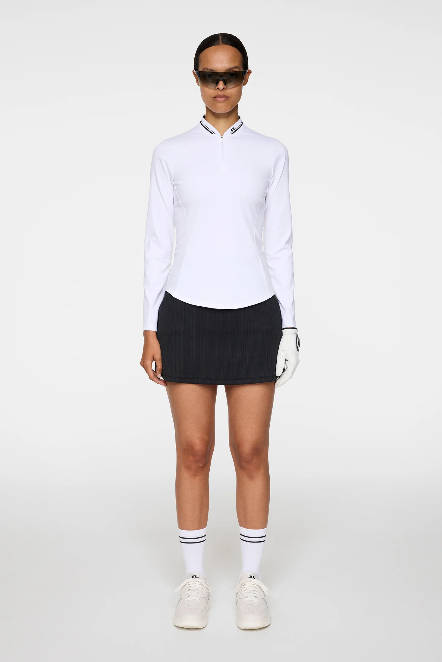 Harper Quarter Zip Mid Layer / White - Image 4