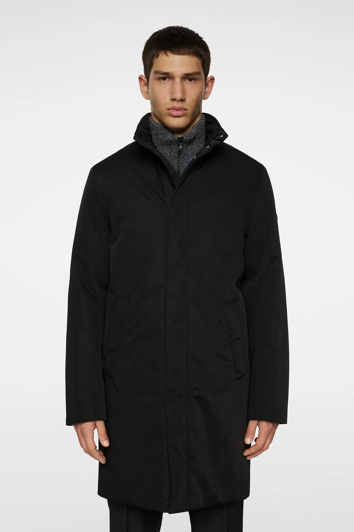 Hassan 2L Padded Coat / Black - Image 2