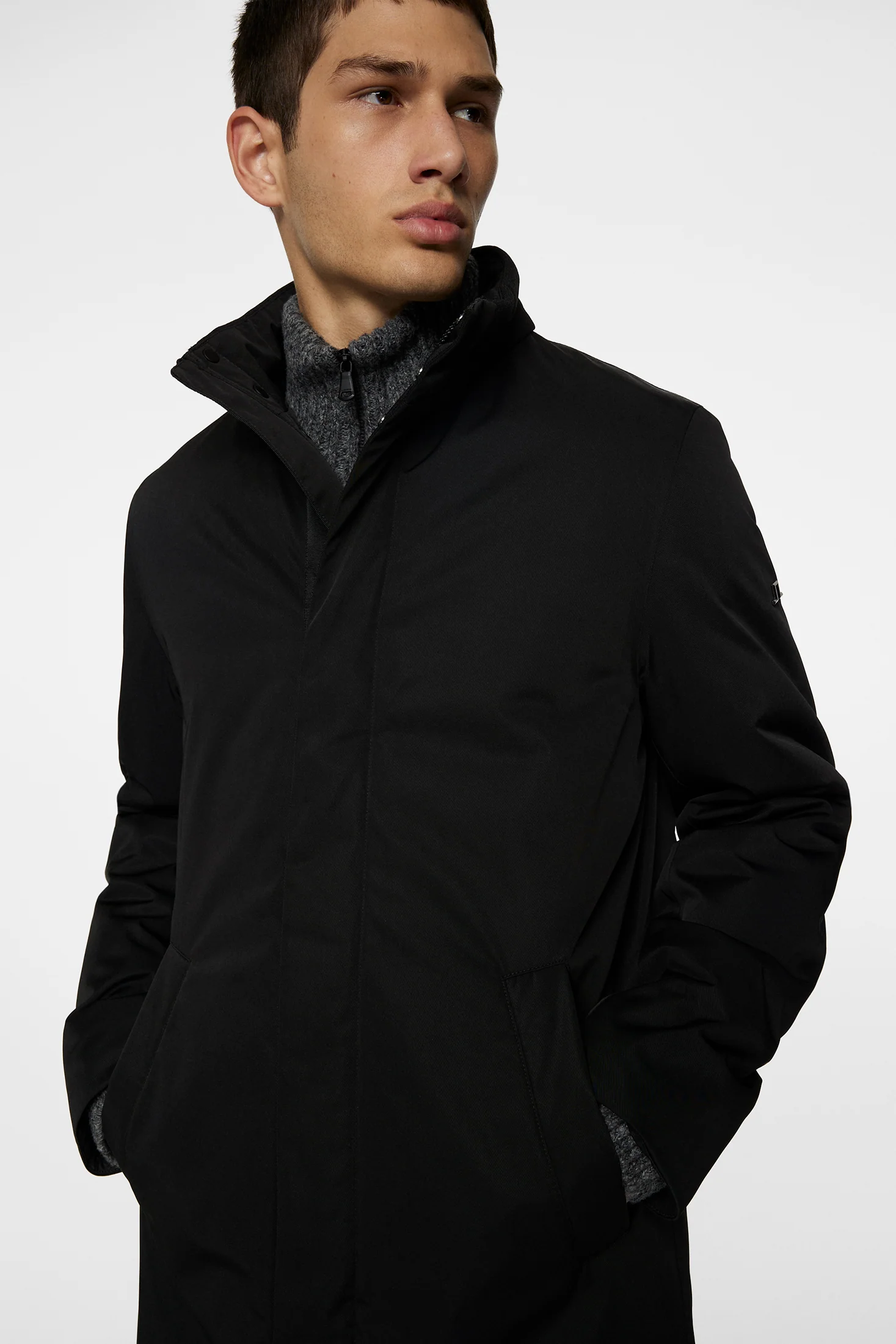 Hassan 2L Padded Coat / Black - Image 5