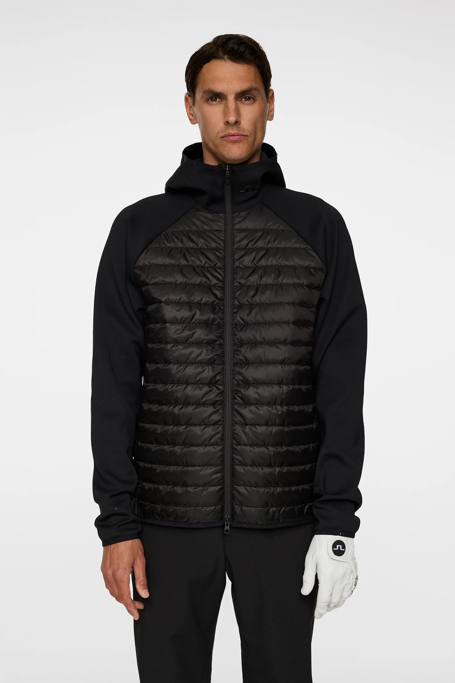 Hayden Quilt Hybrid Hood / Black - Image 2