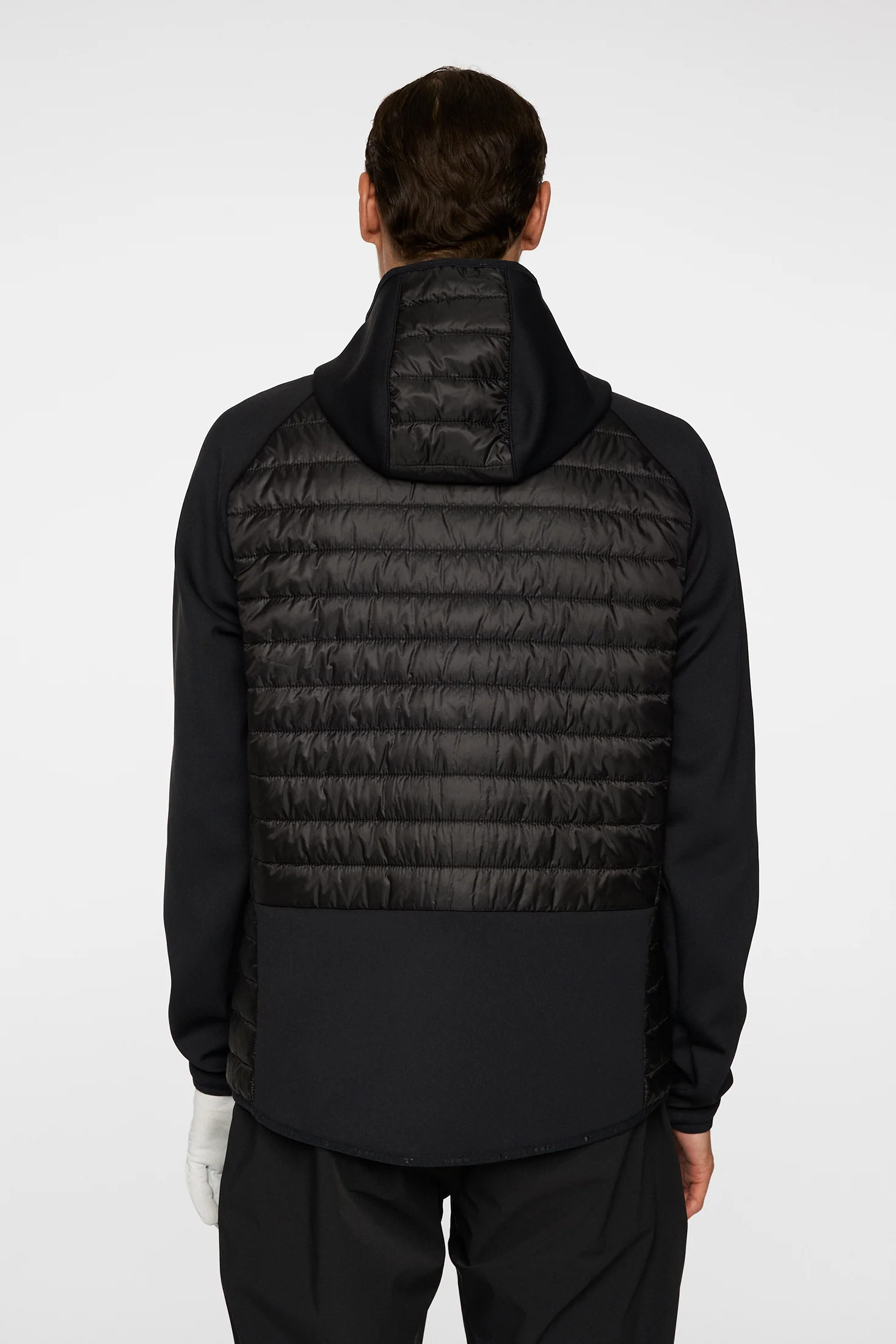 Hayden Quilt Hybrid Hood / Black - Image 3