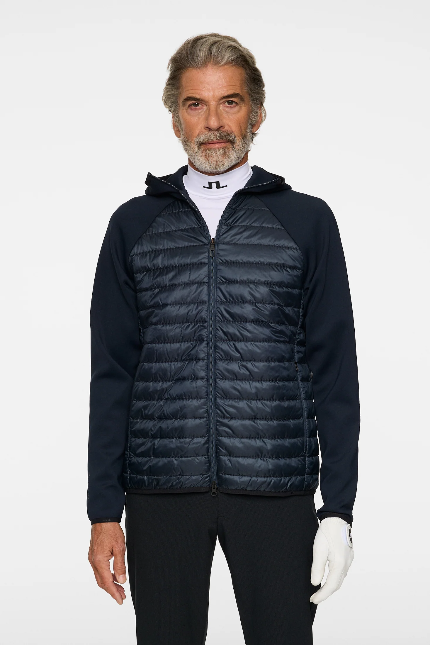 Hayden Quilt Hybrid Hood / JL Navy - Image 2