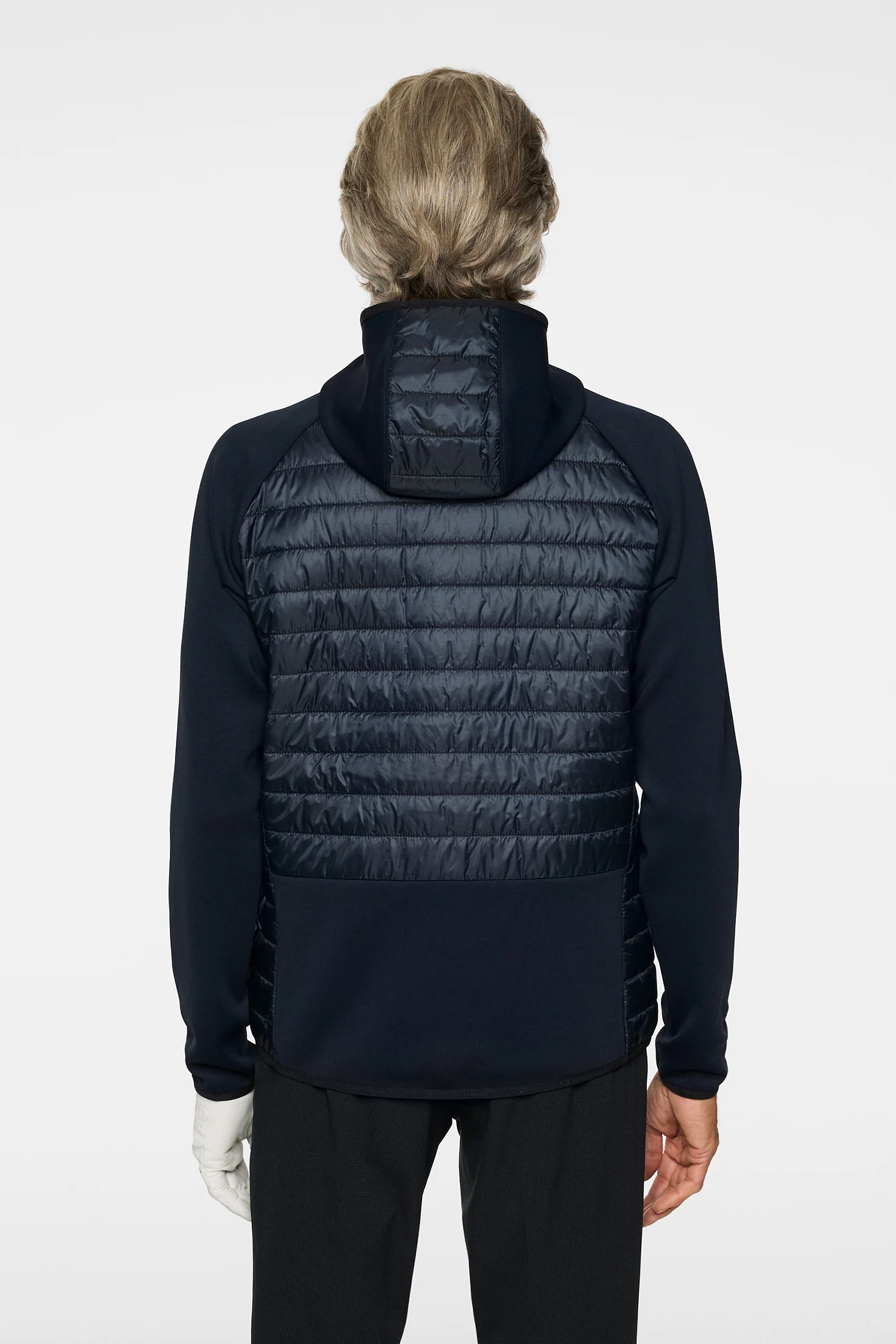 Hayden Quilt Hybrid Hood / JL Navy - Image 3