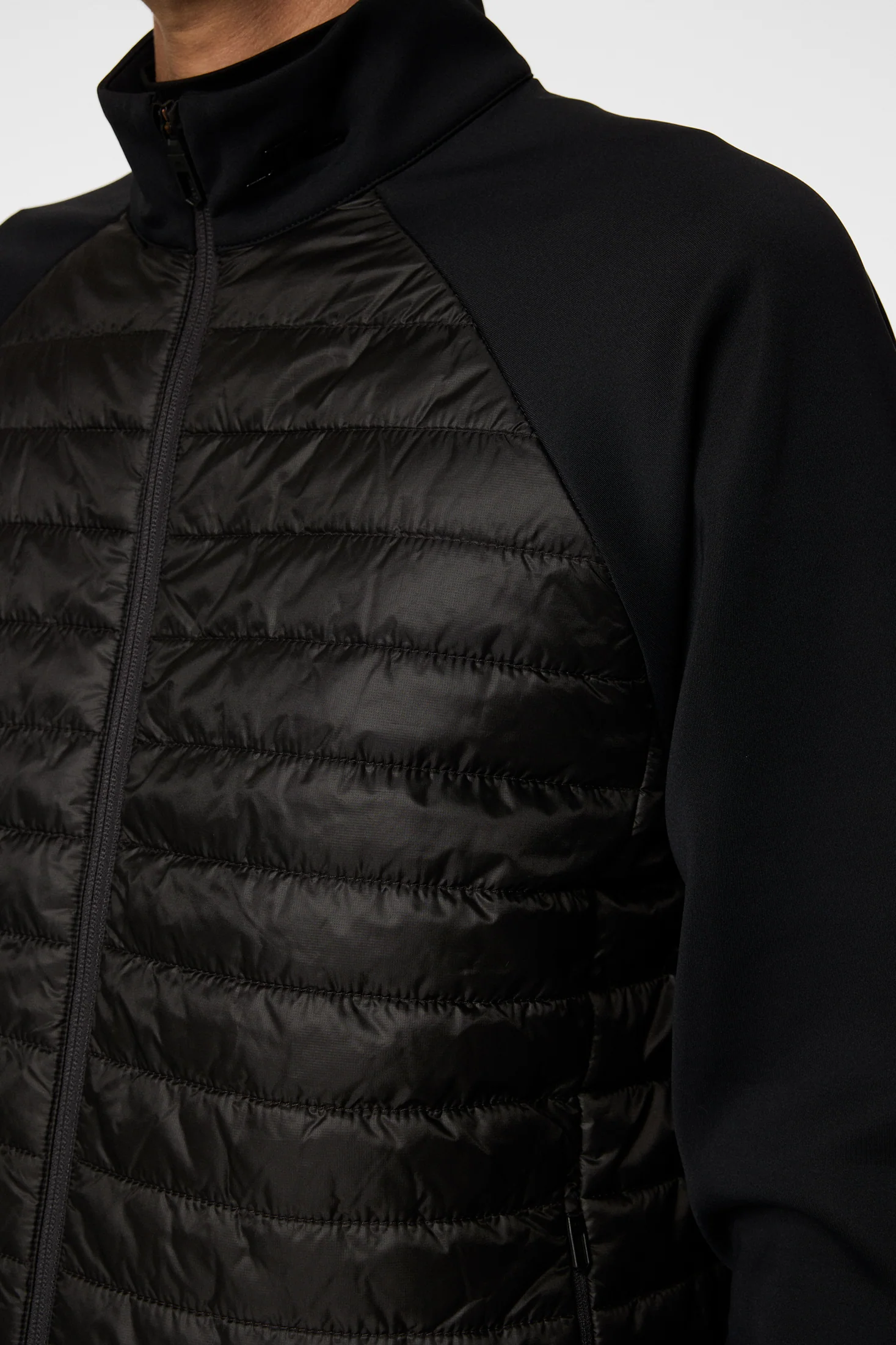 Hayden Quilt Hybrid Jacket / Black - Image 6